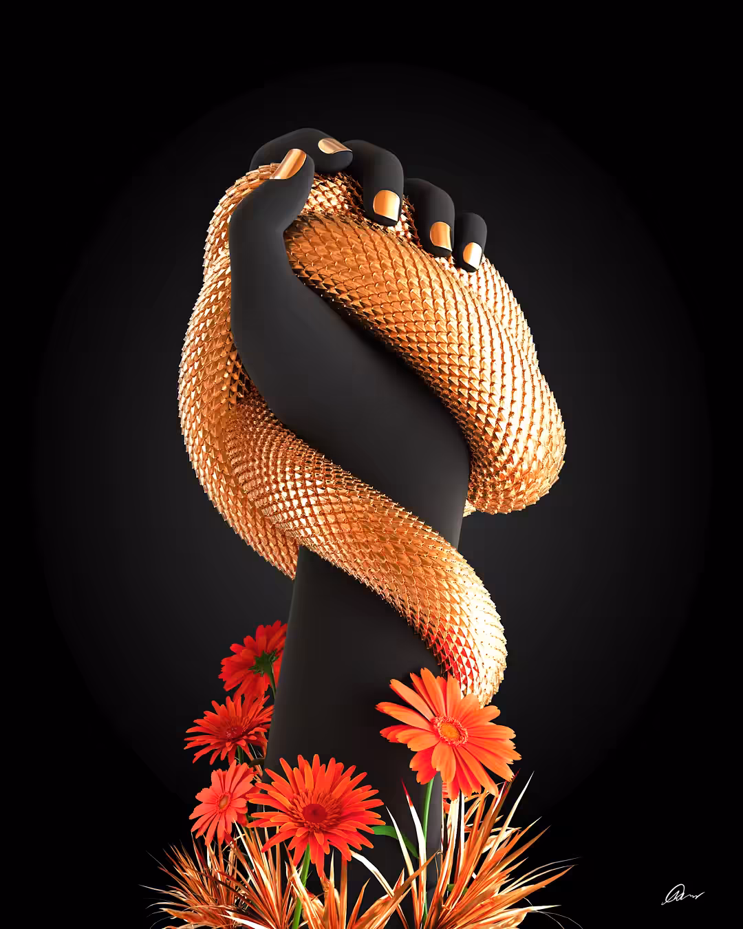 Digital Flower #1