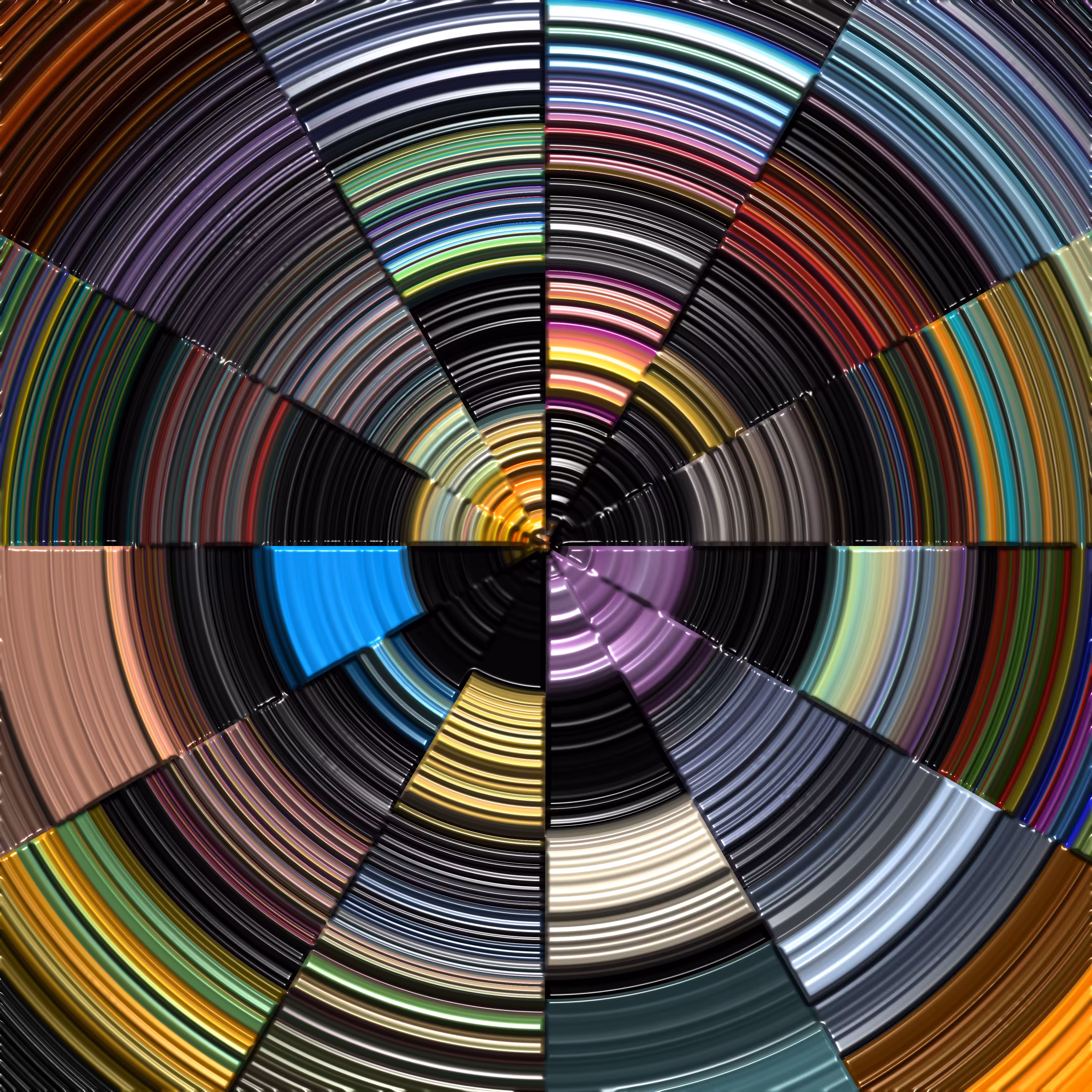 Abstract brush grid #2