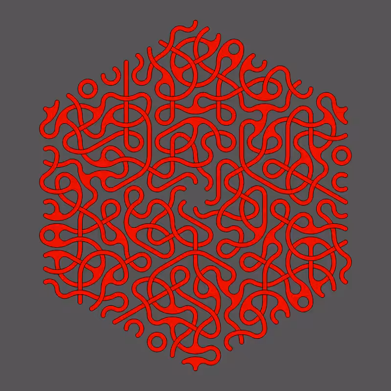 Threefold Symmetry - Dark Variations #322