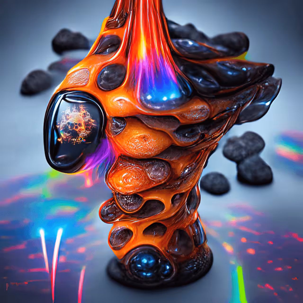 Imaginarium AI #013 - Volcanic Onyx