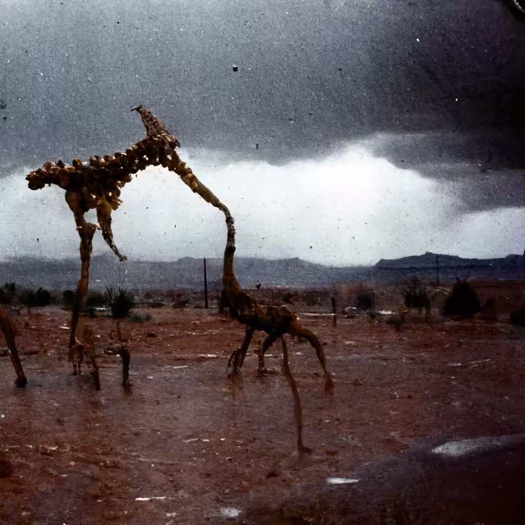 Skeletal Giraffe