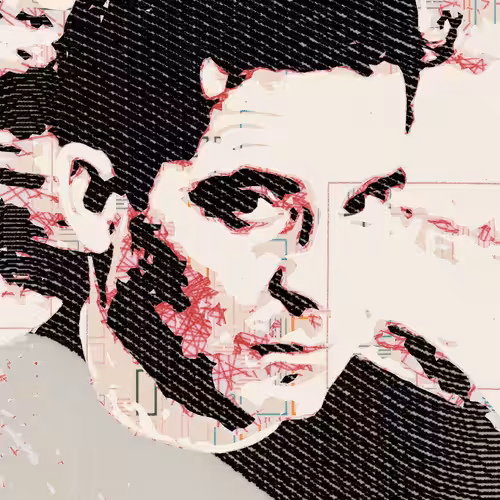 THE GENERATIVE PORTRAIT COLLECTION OF ROBERT MALLARY: Generative Portrait of Robert Mallary #137