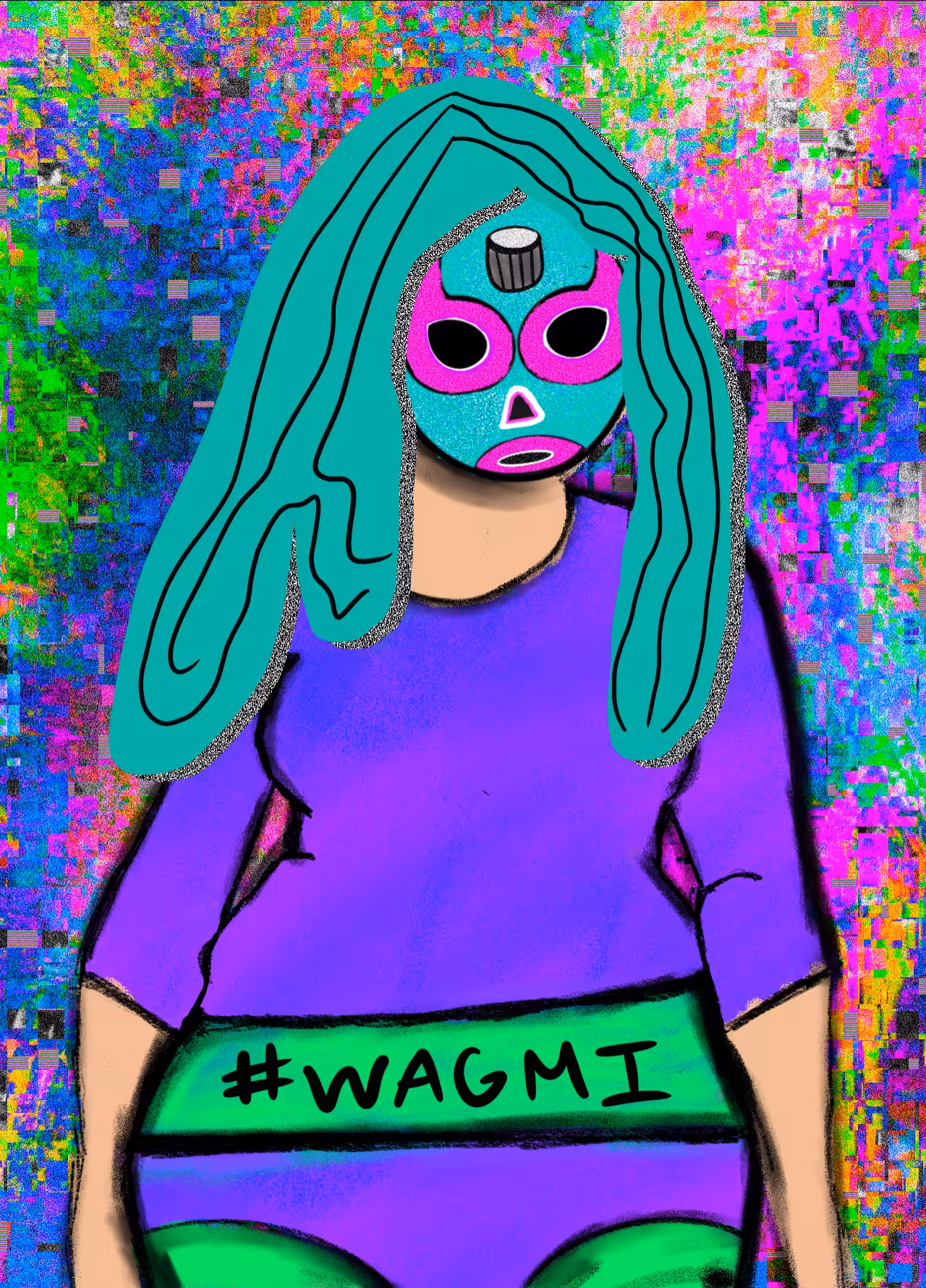 NFT luchadora #29