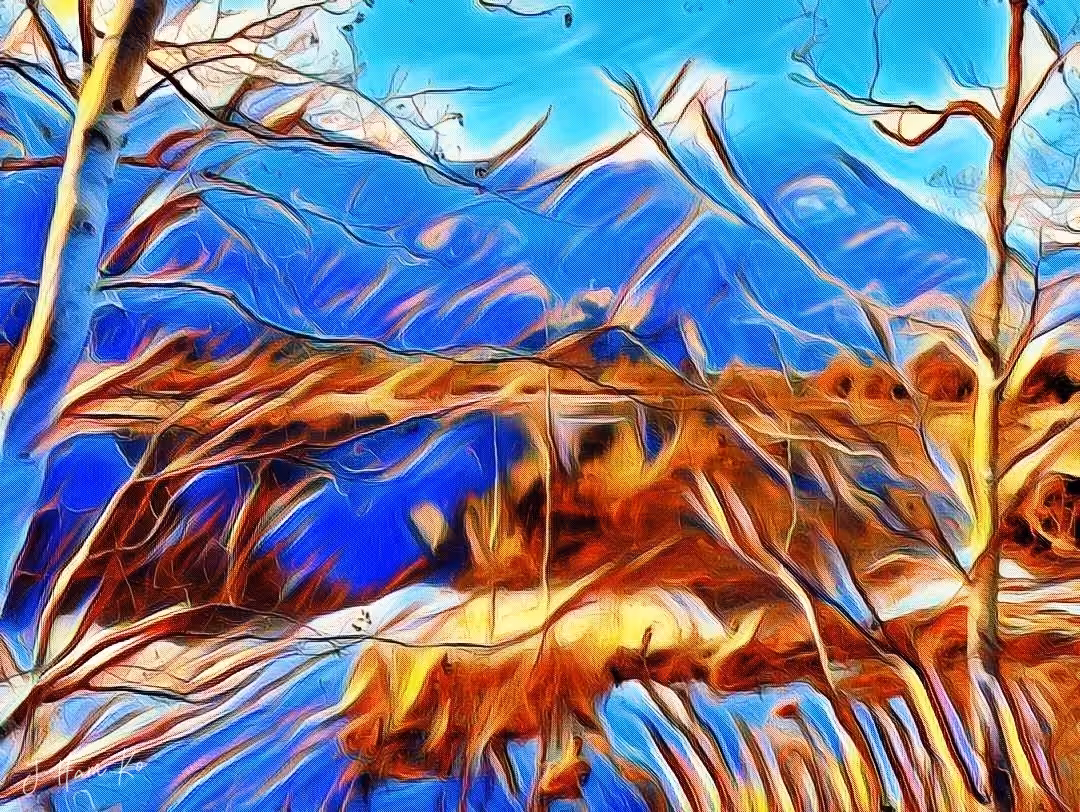 Winter Marsh Four
