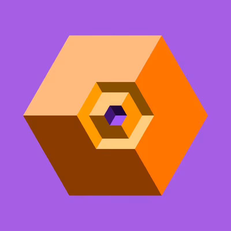 Hexagones - Art for Bots #26