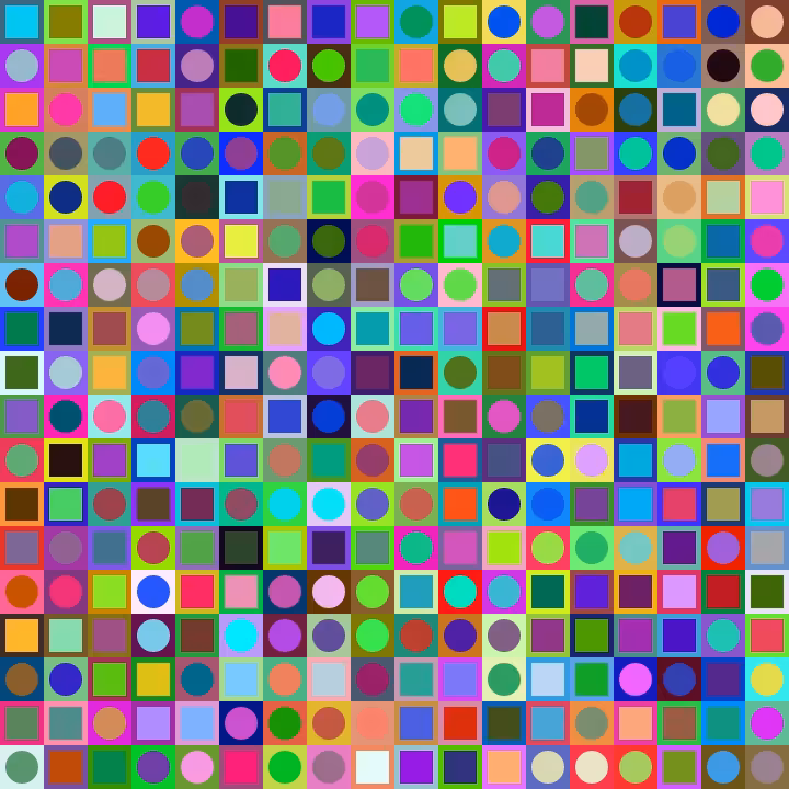Square Dot Composition #158