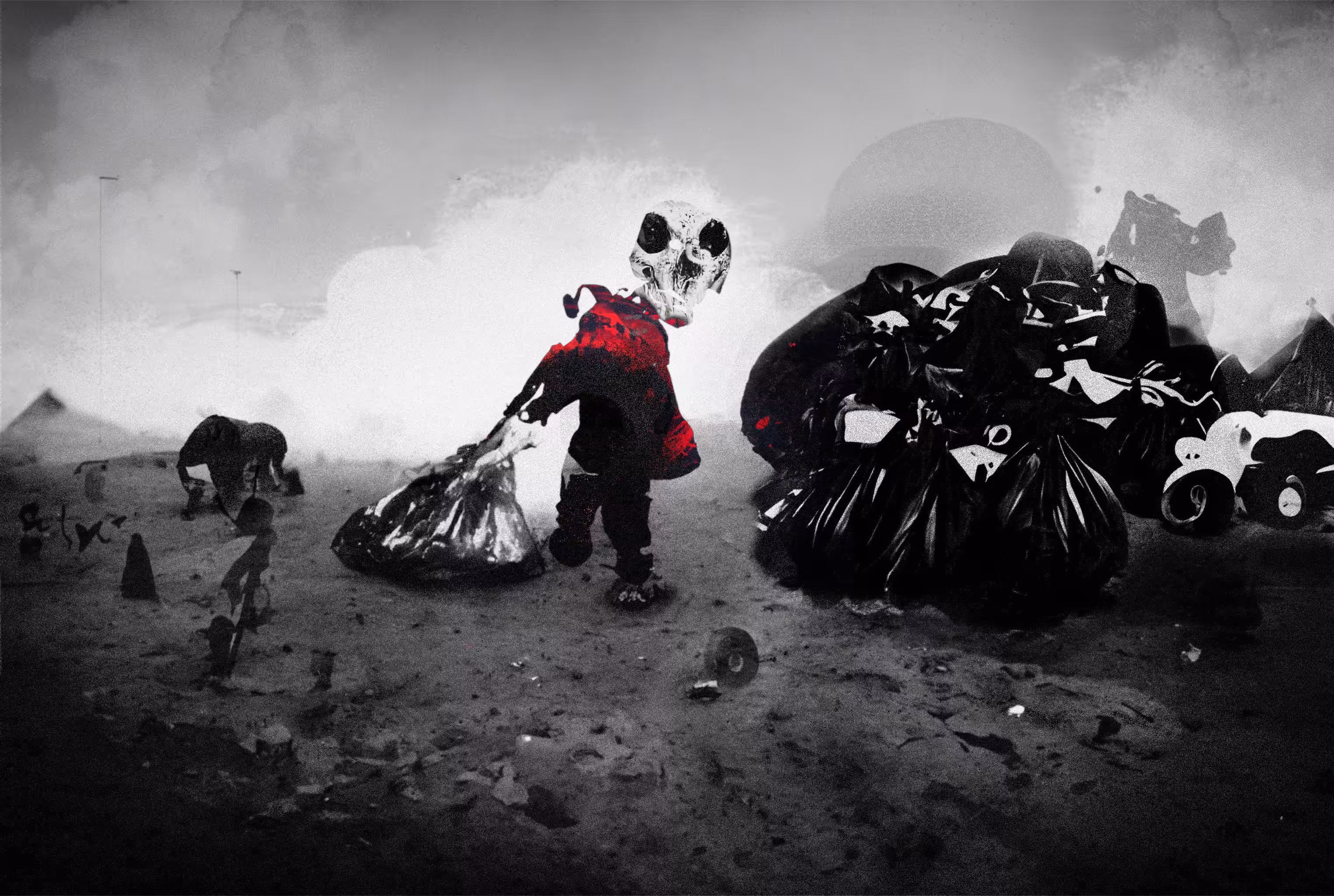 Icons of the Apocalypse - Tezos: Collecting Trash in the AI Apocalypse
