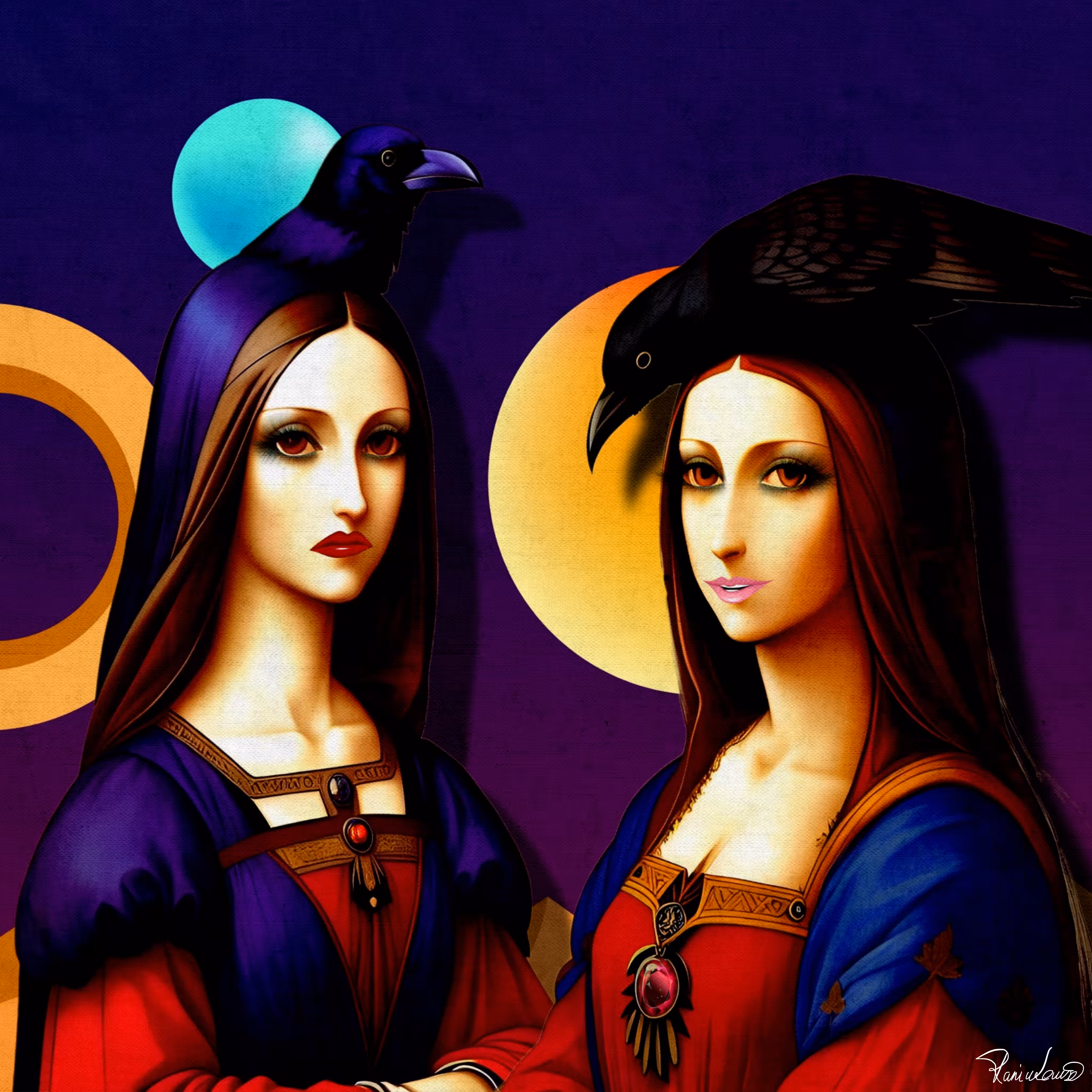 Medieval Ravenclaw Members