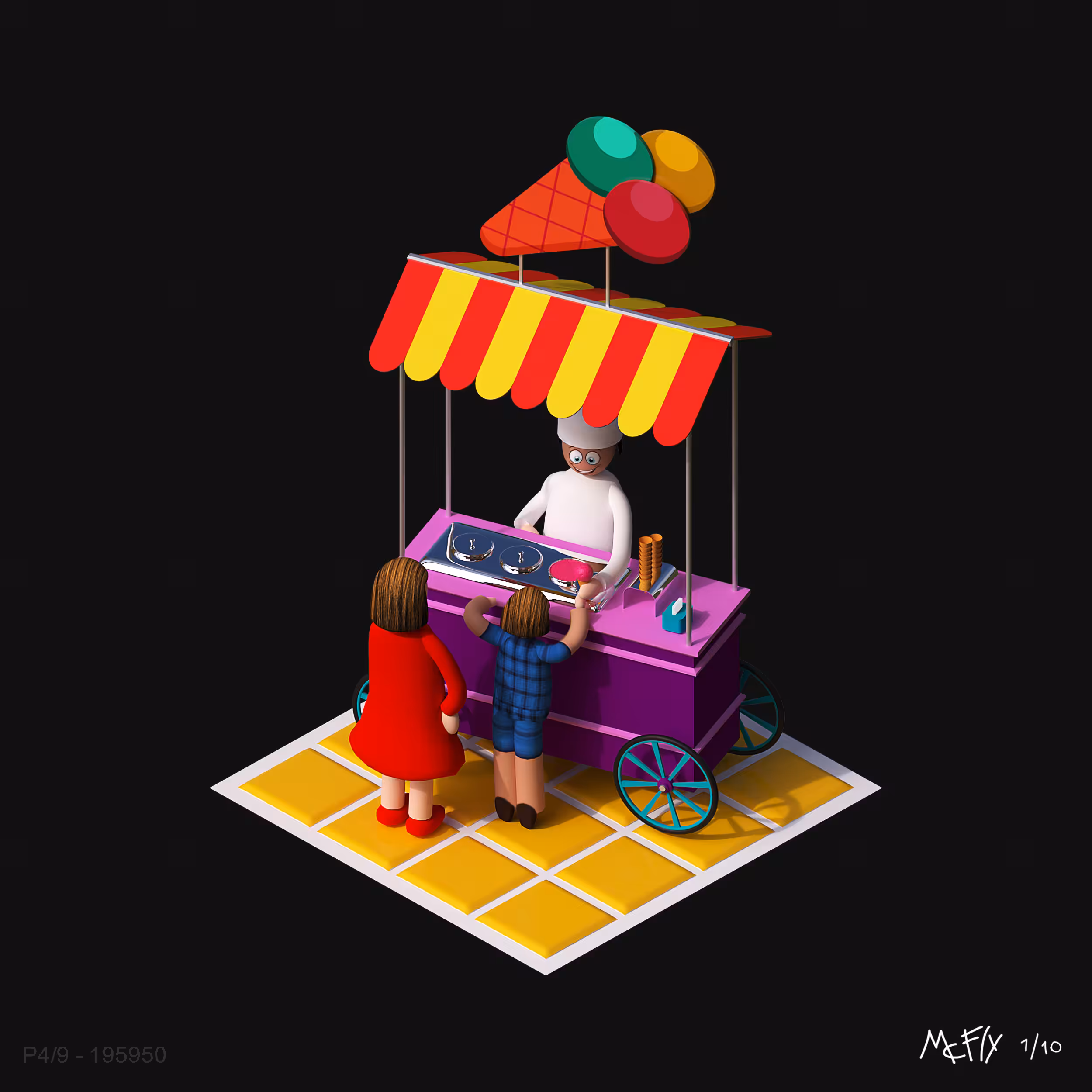 Pyramid 004/9 - The Icecream