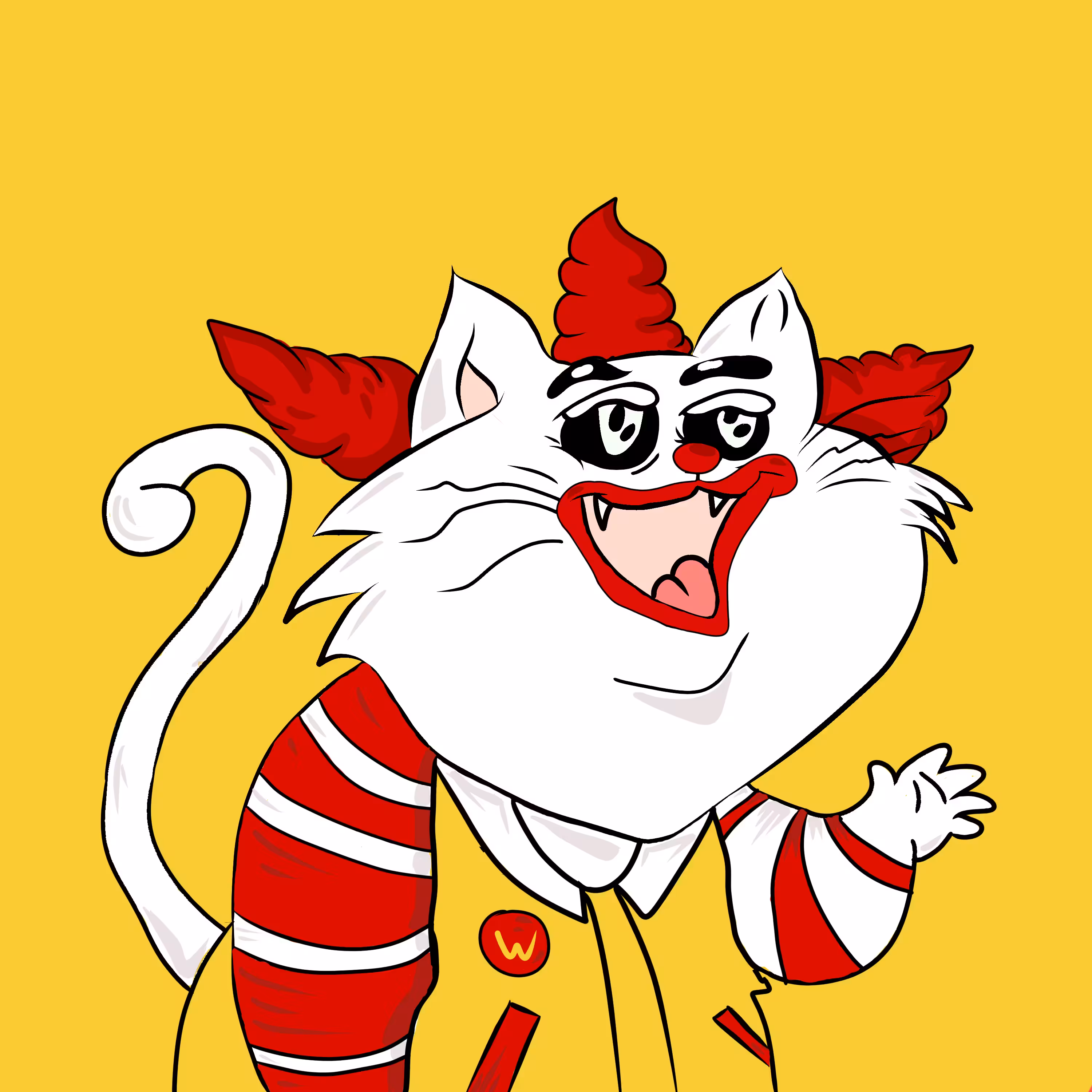 The Cute But Scary Fat Cat