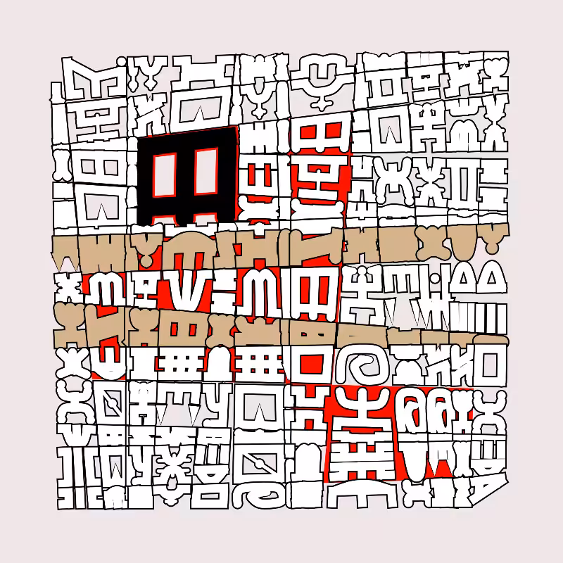 "Alphabetic ancestral signs" - (Matrix v3) #14