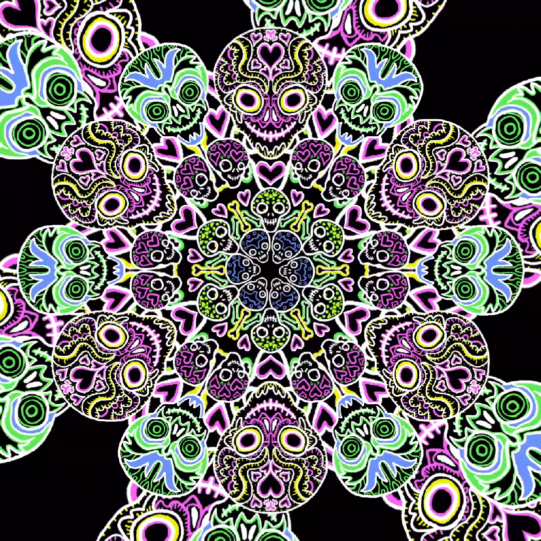 Sugarskulls Mandala