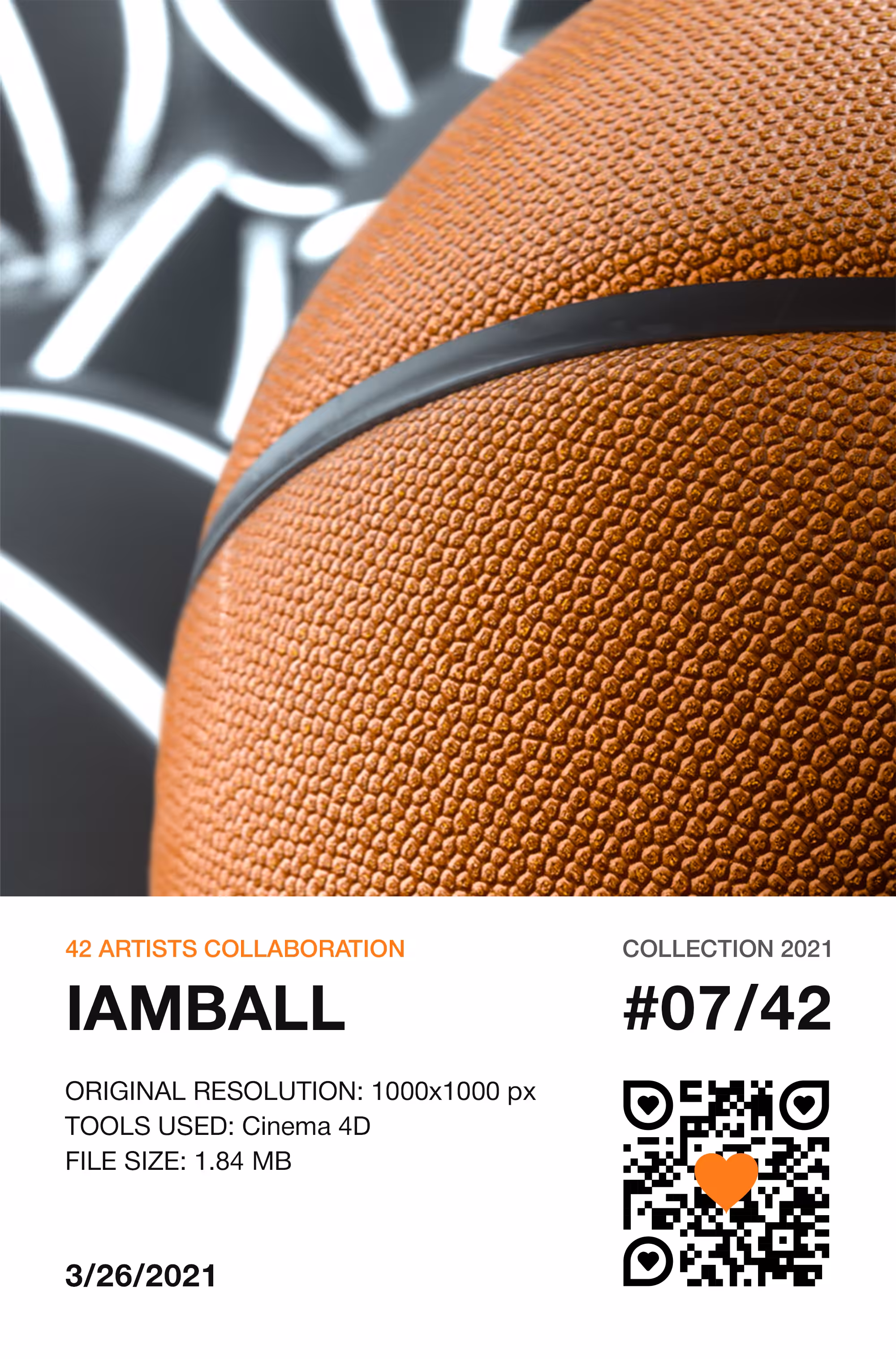42 Artists Collaboration: 07/42 — IAMBALL