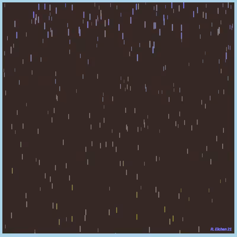 Rainfall in the dark #2