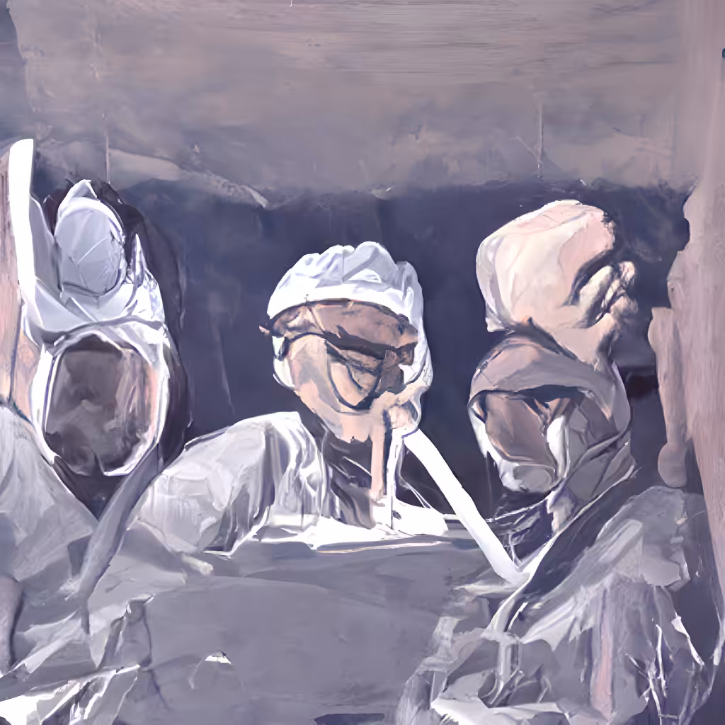 A Group Of Surgeons Wait To Cryonically Suspend A Patient A