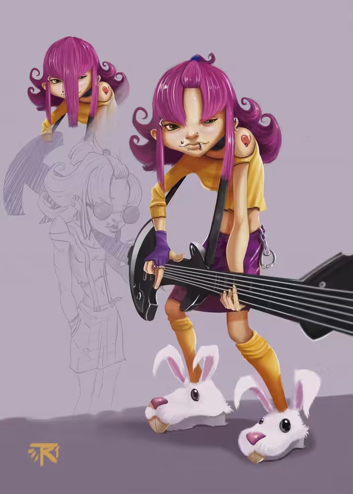 Loli the bass player