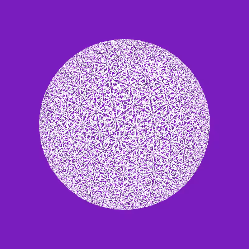 Digital Gothic: Spherical Tessellation #6