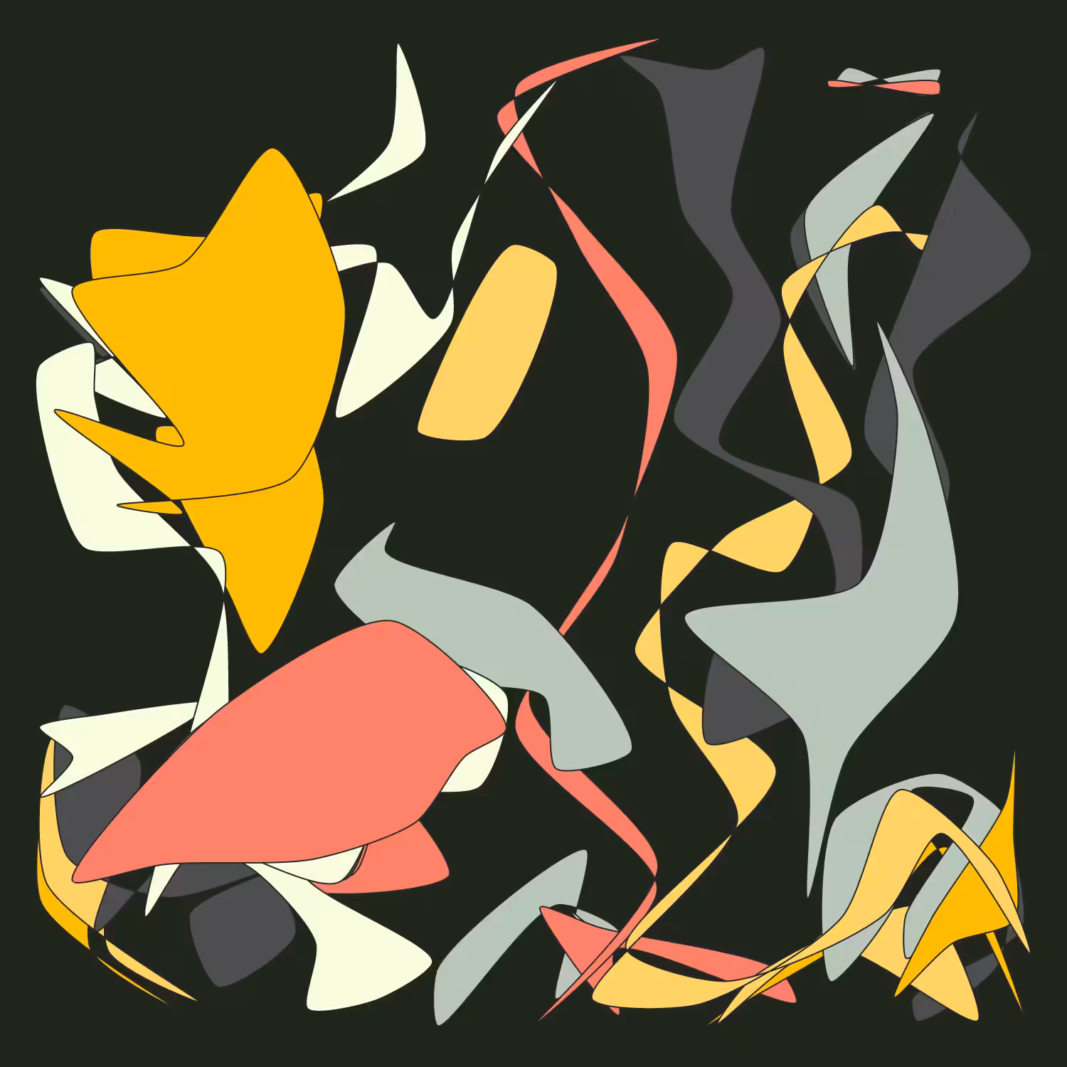 Geometric colorful shapes 2 (Free edition) #98