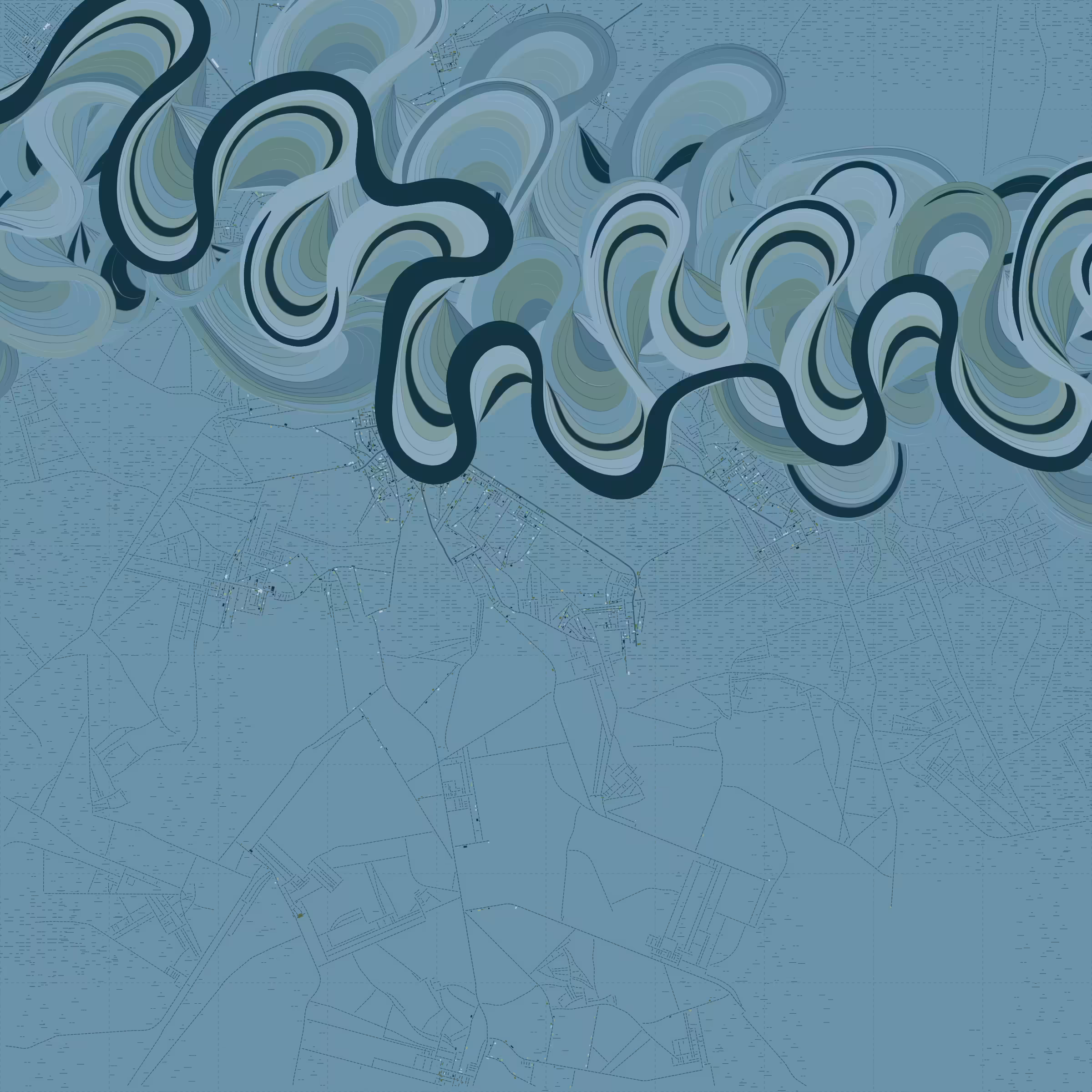 Ancient Courses of Fictional Rivers #530