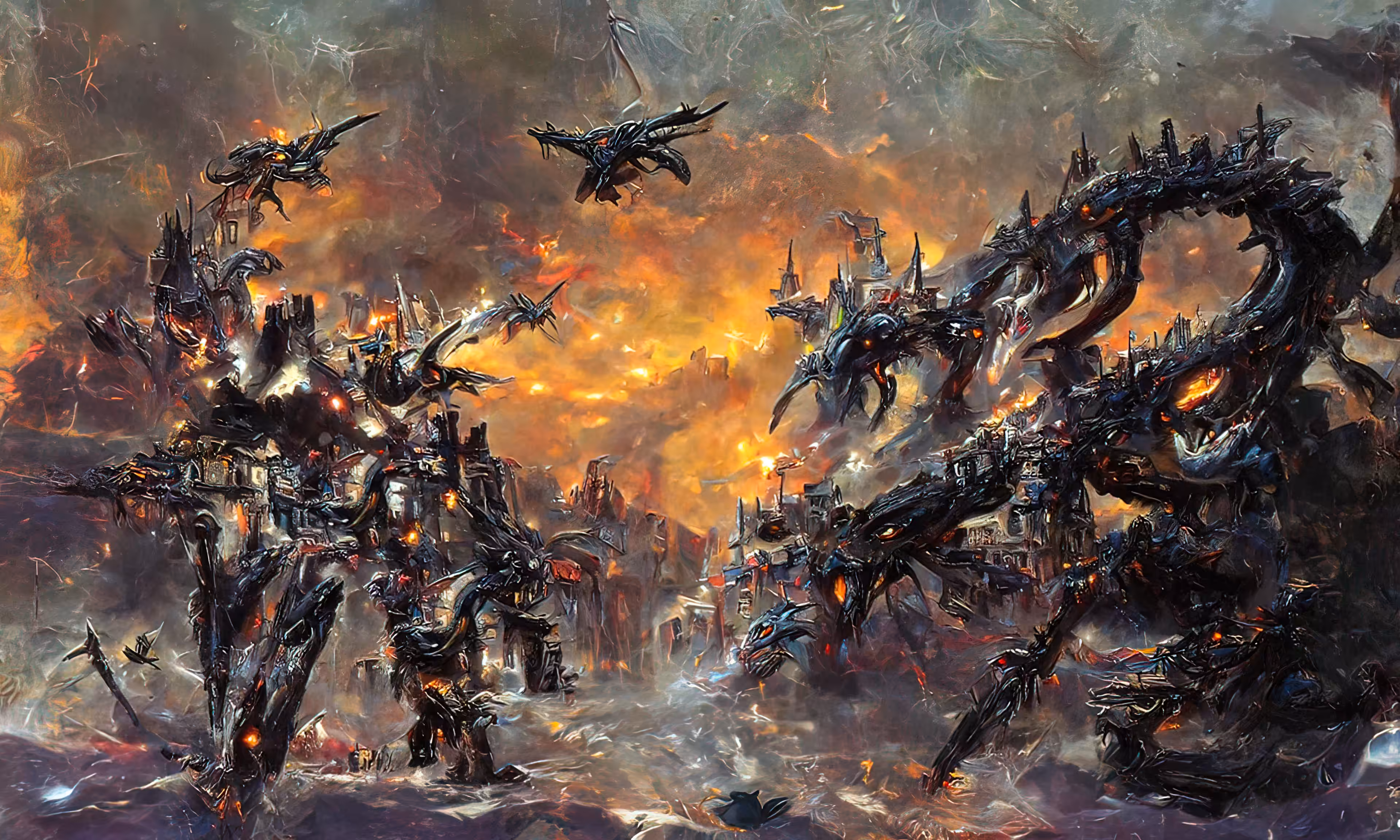 Endless War- AI Generated