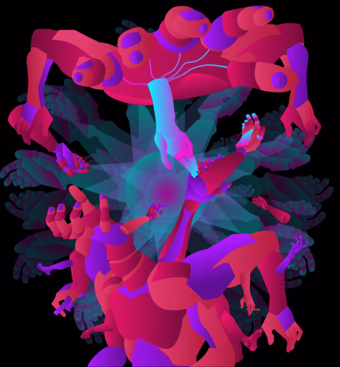 Hand of God pink