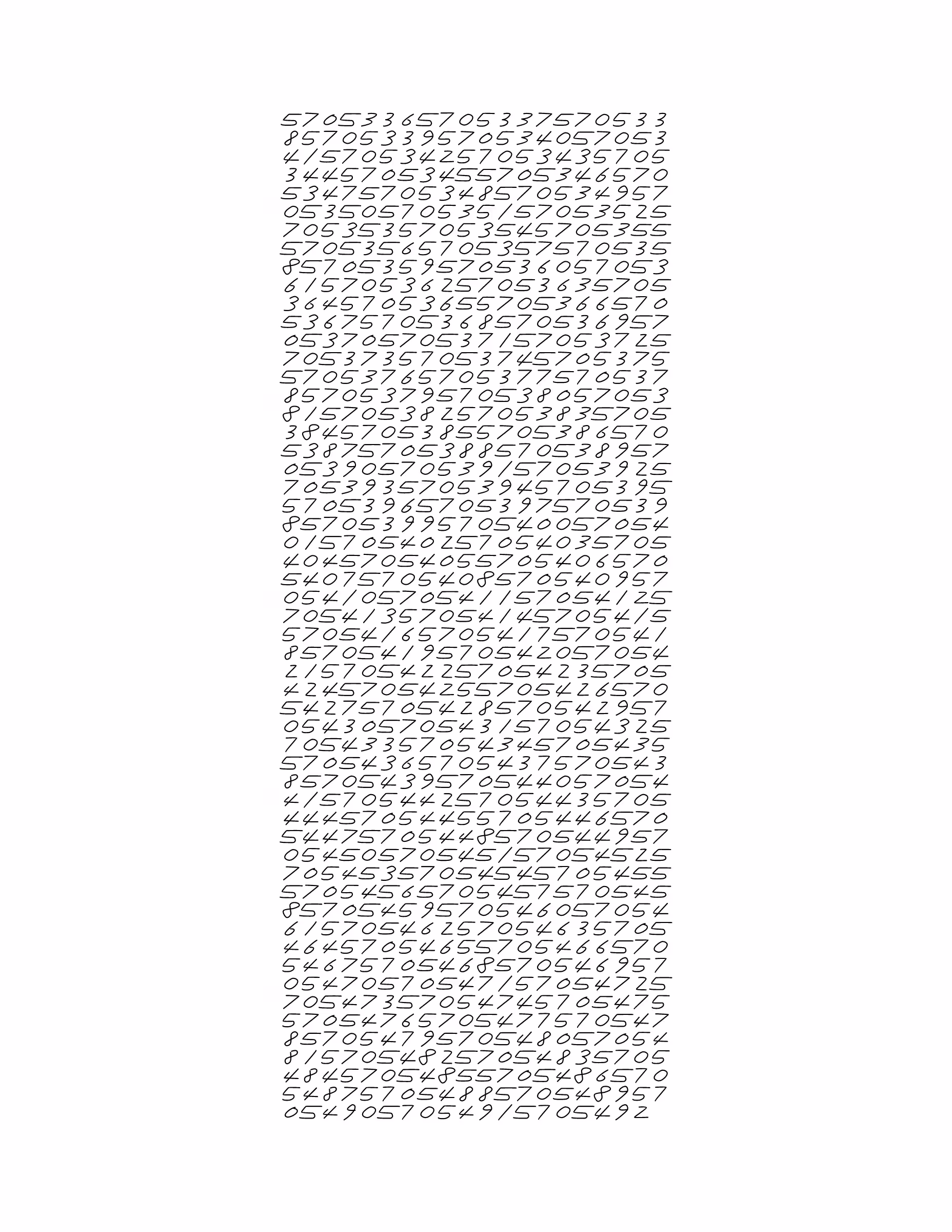 Endless (5,607,250 to Infinity) #321