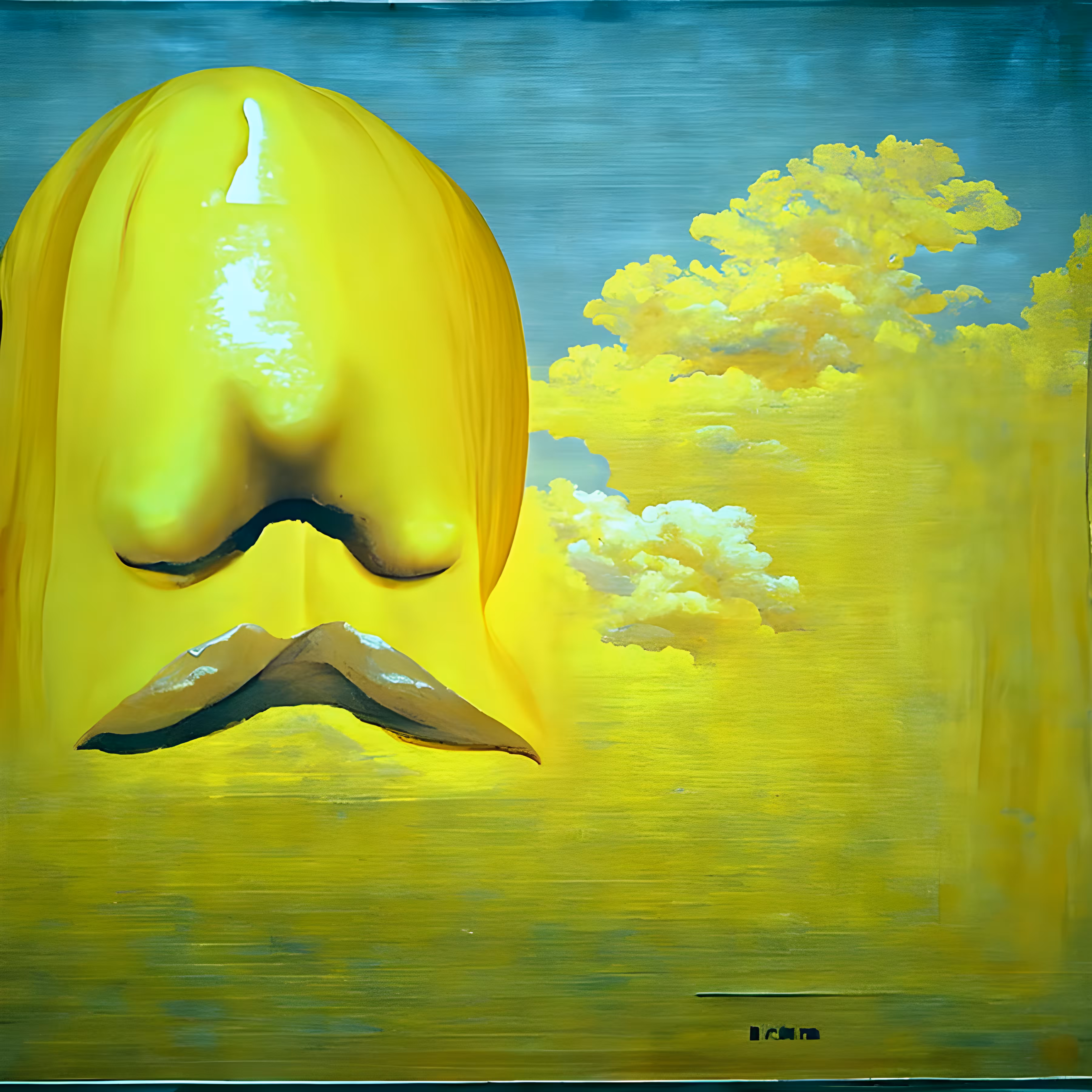Indian Yellow 8K By René Magritte