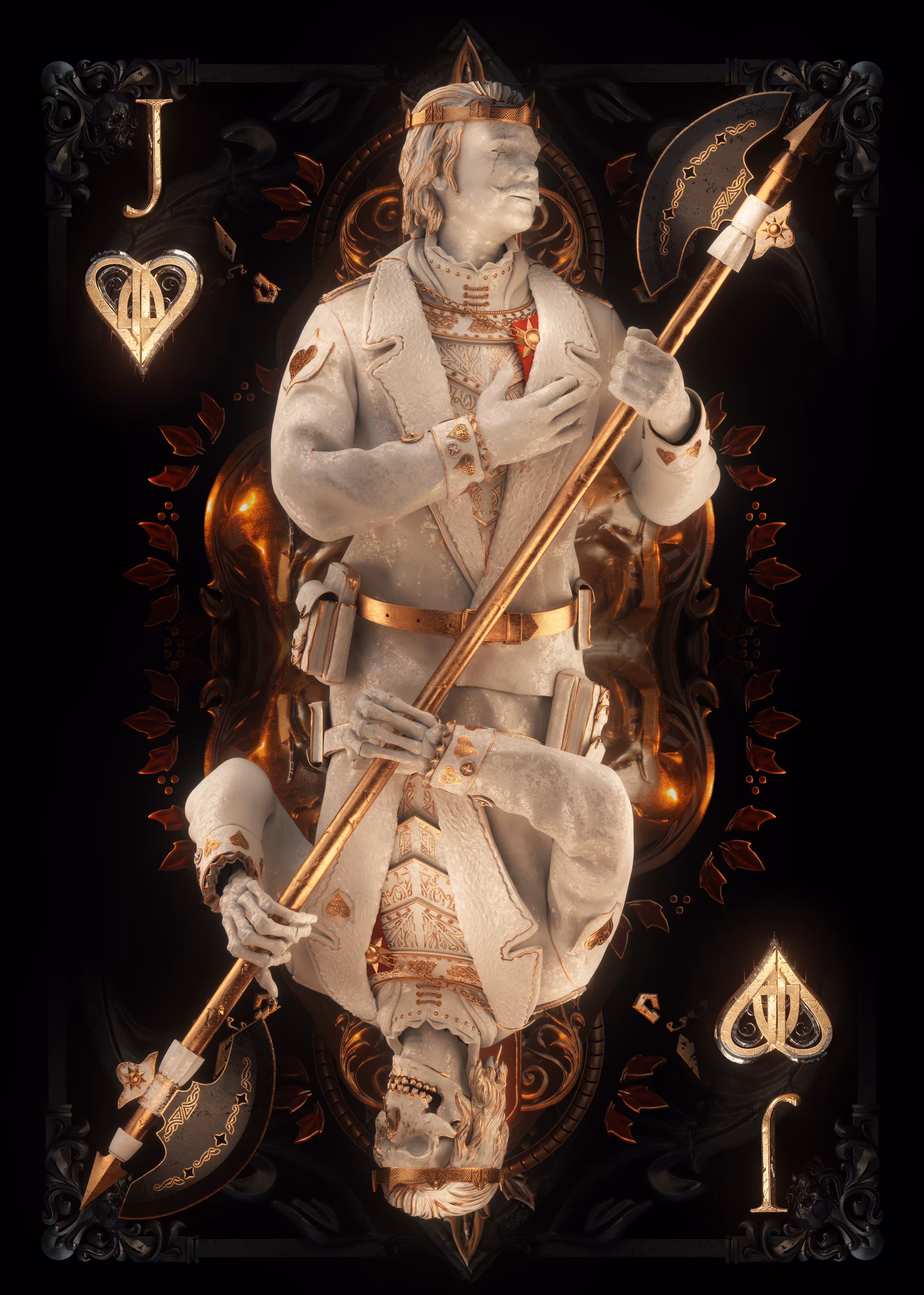 The Jack of Arms of Hearts