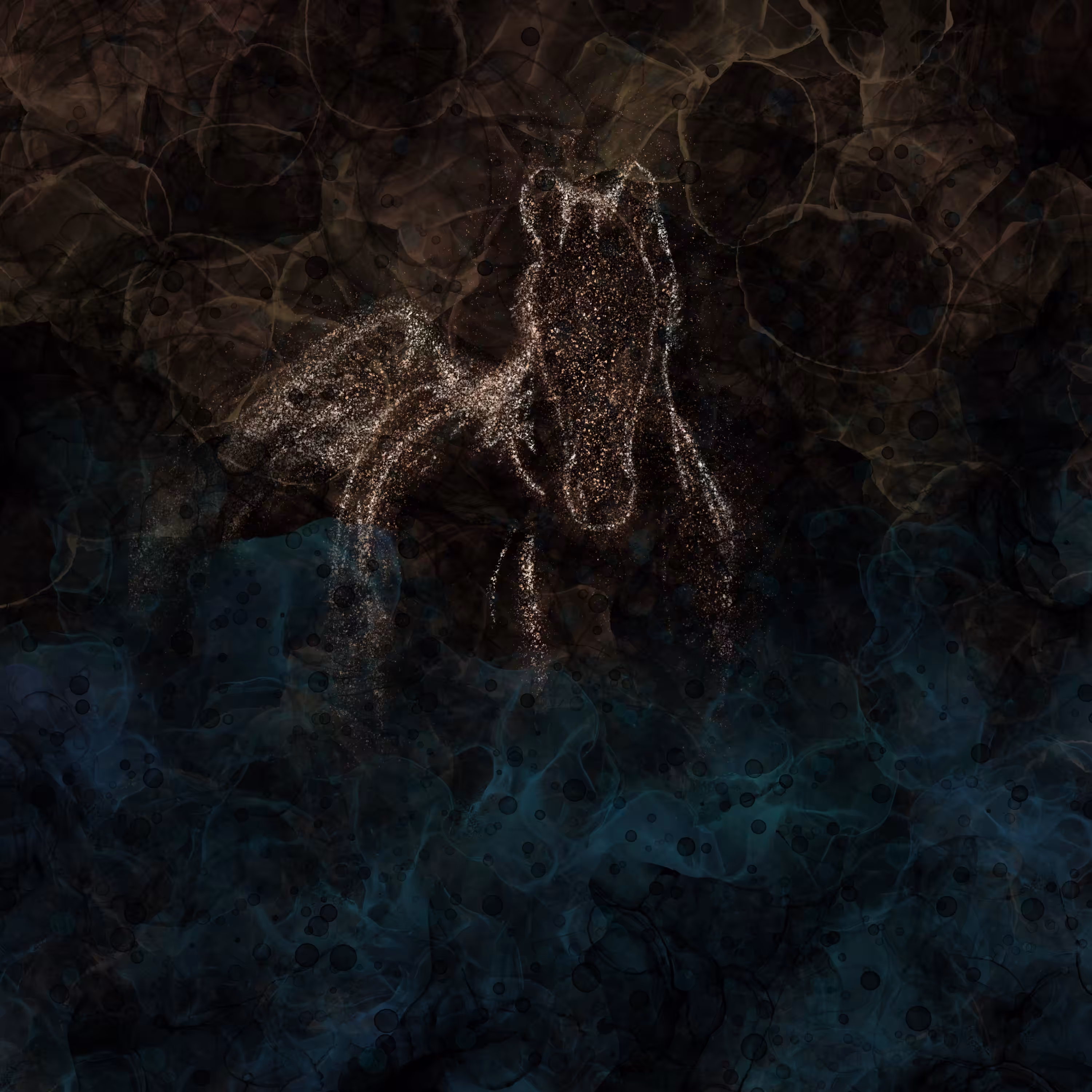 horse in the dark