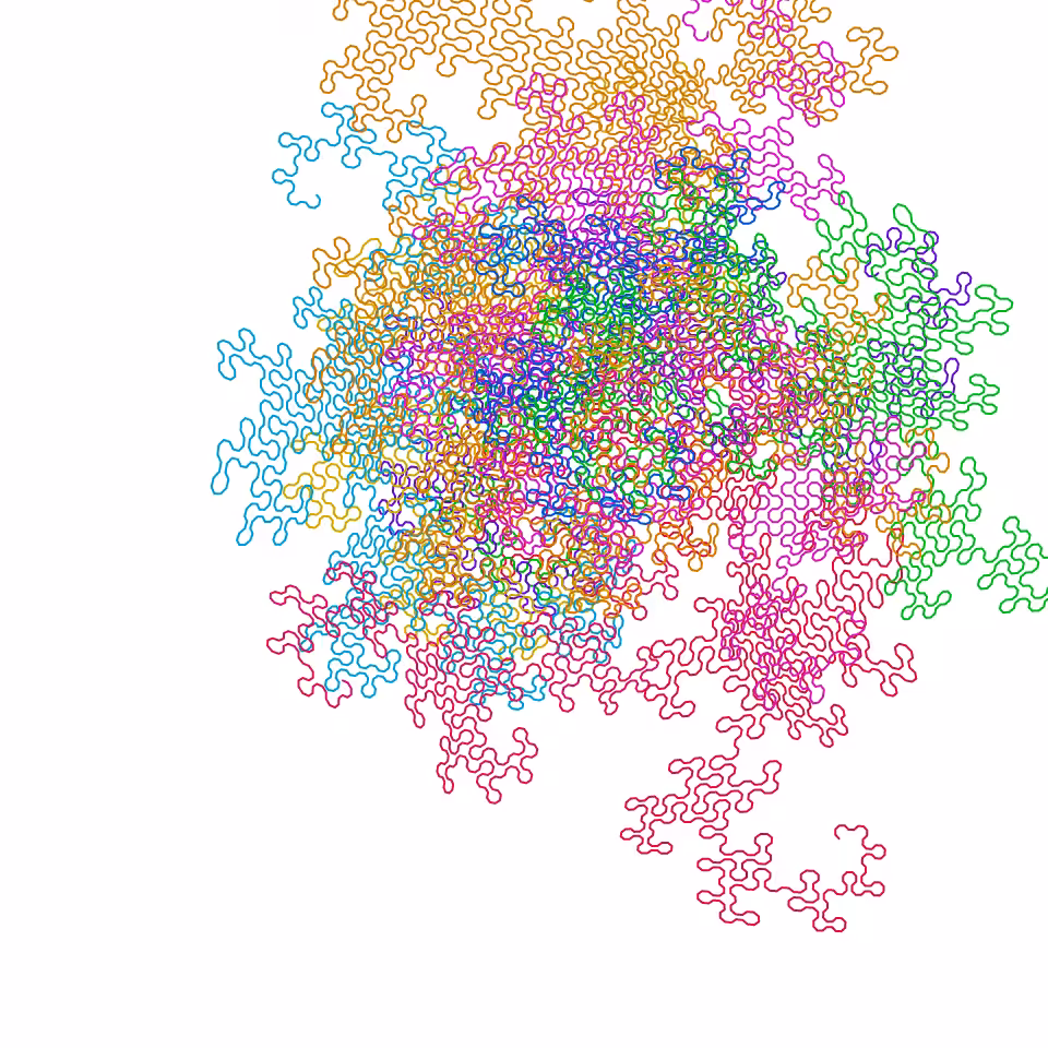 Dragon Curve Vortex #25