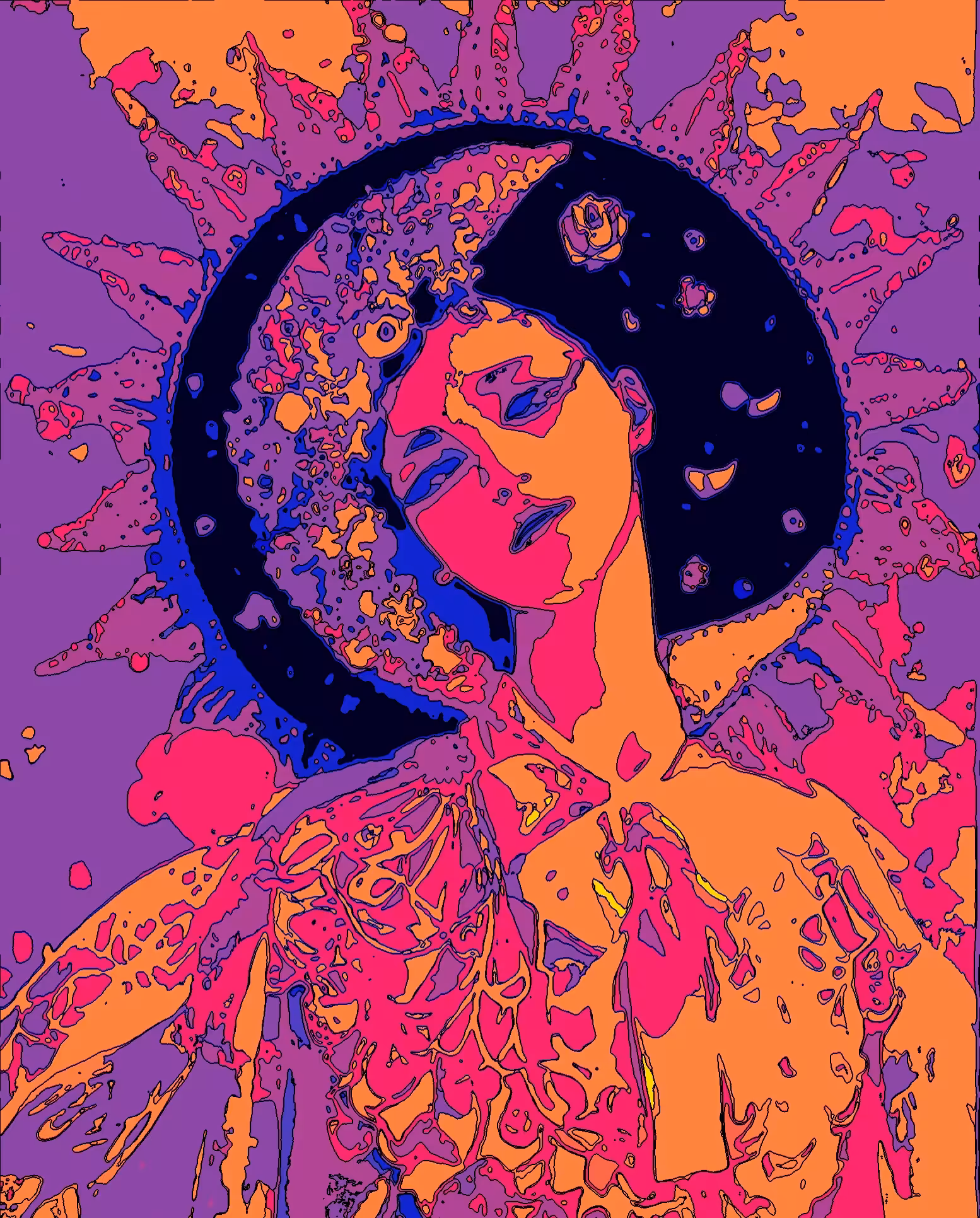 Sun and moon