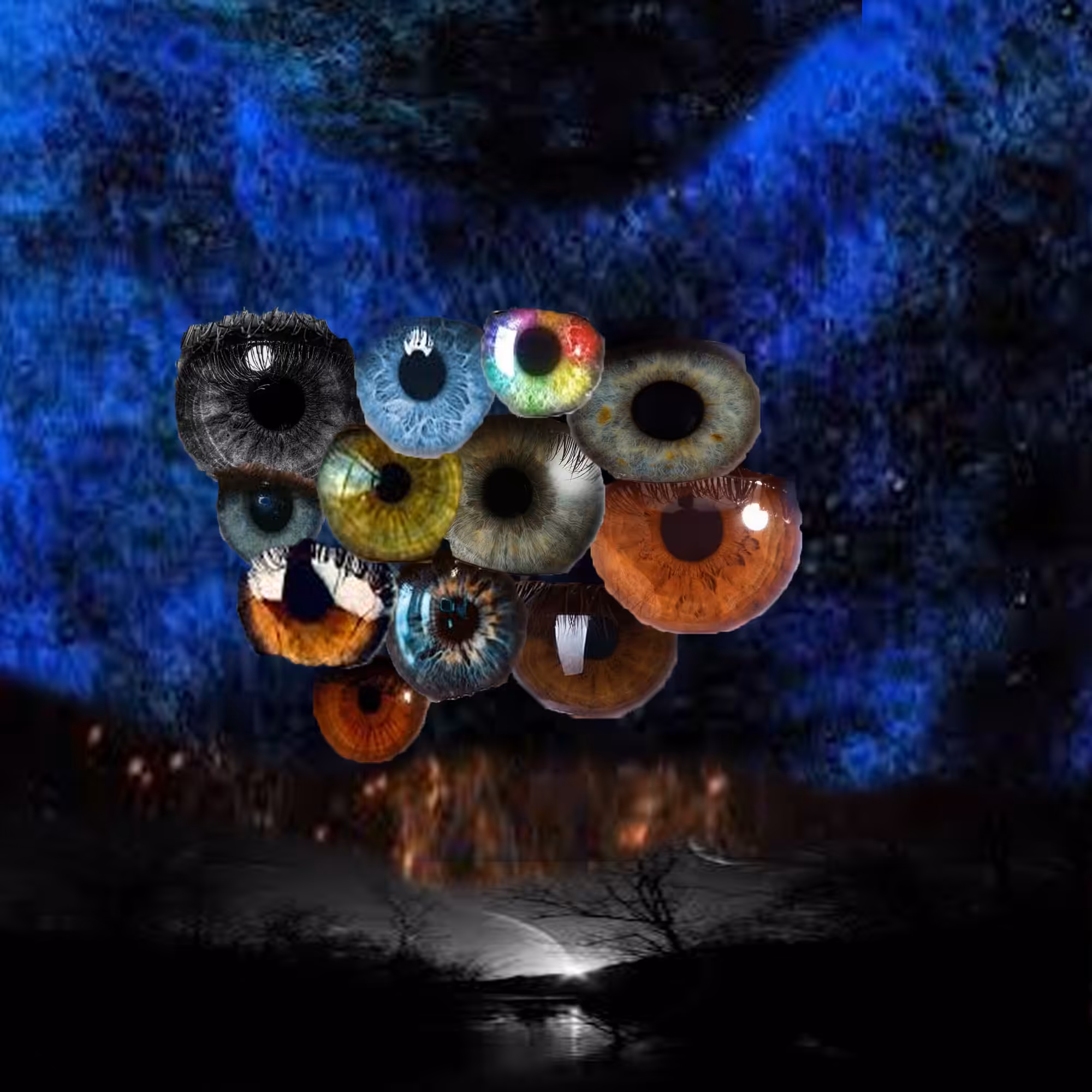 12 eyes in the darkness