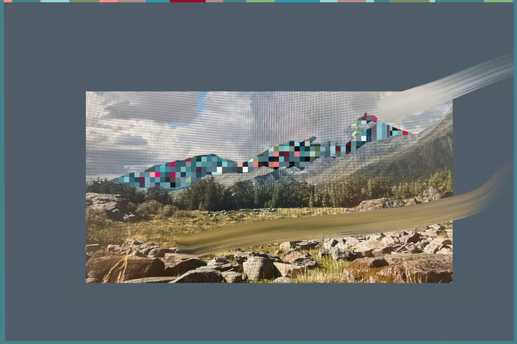 Seeing Flattens