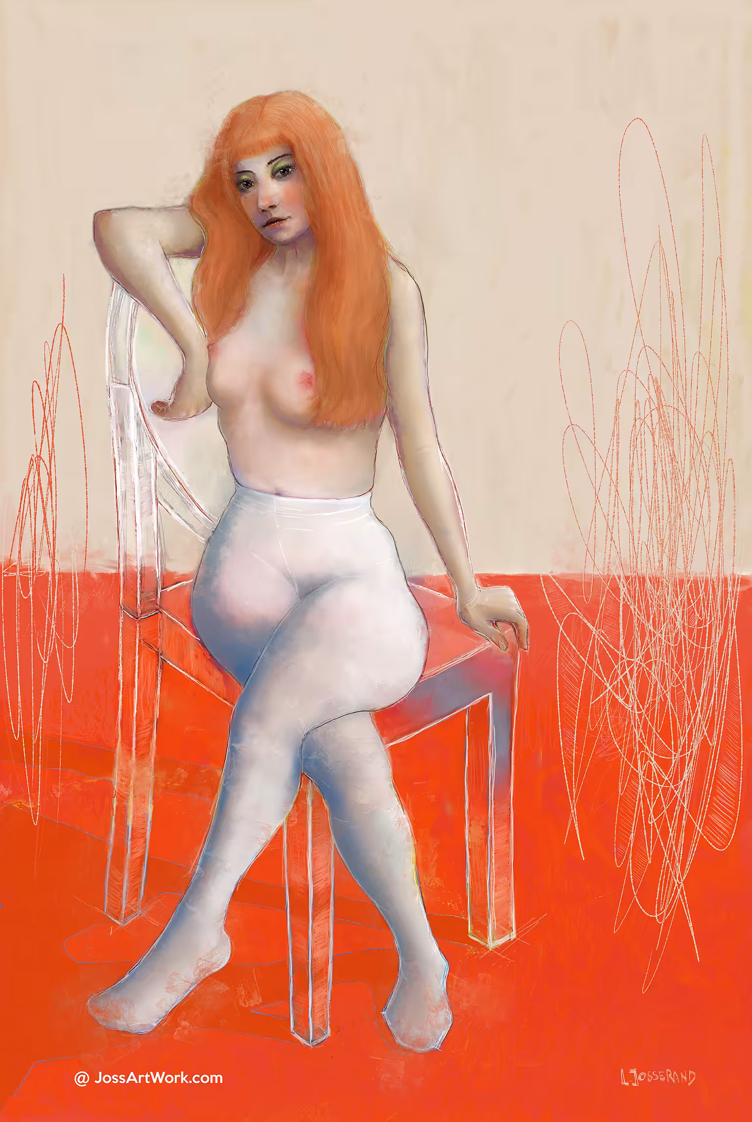 "Berangere naked"