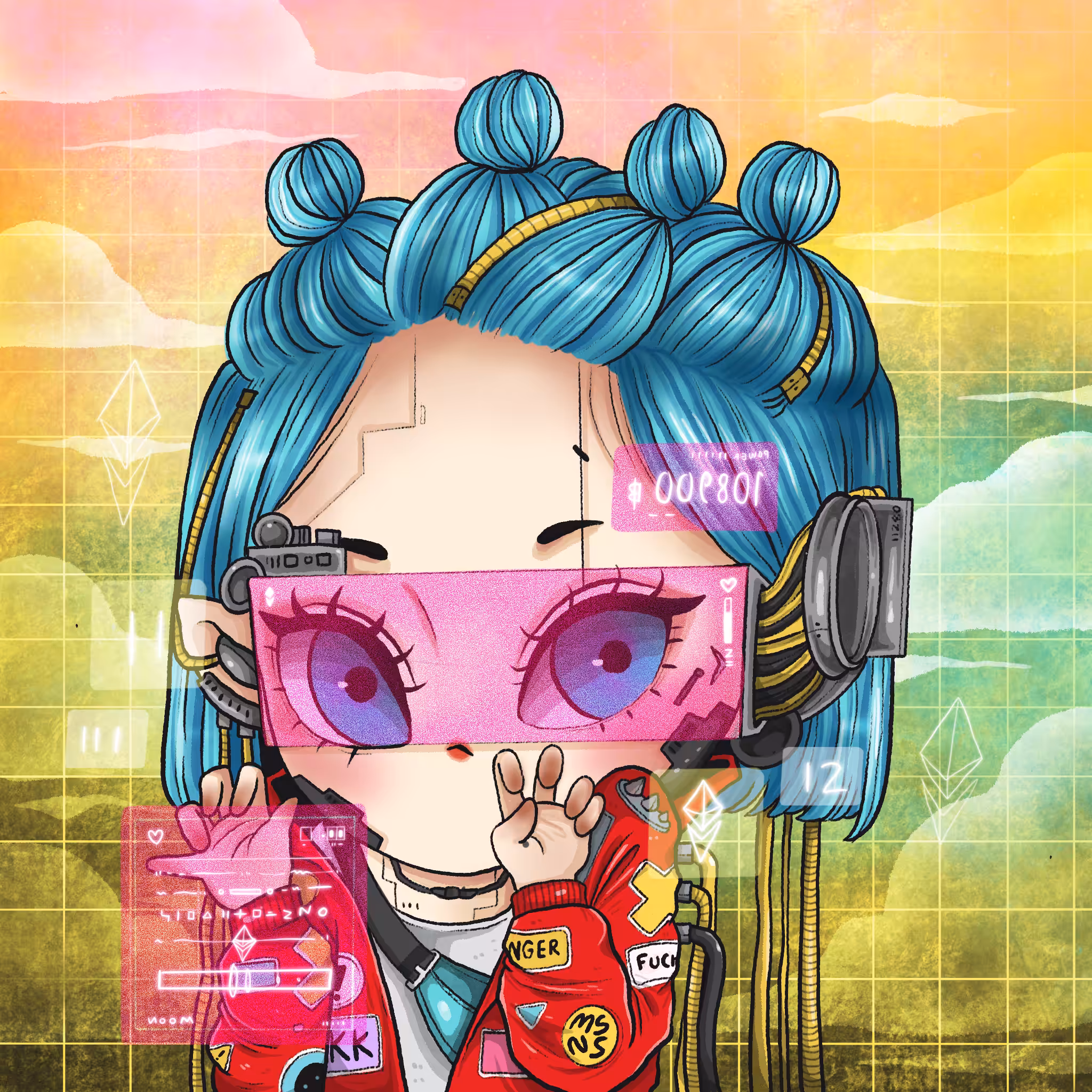 MISSING NOSE CYBER PUNK VIVI
