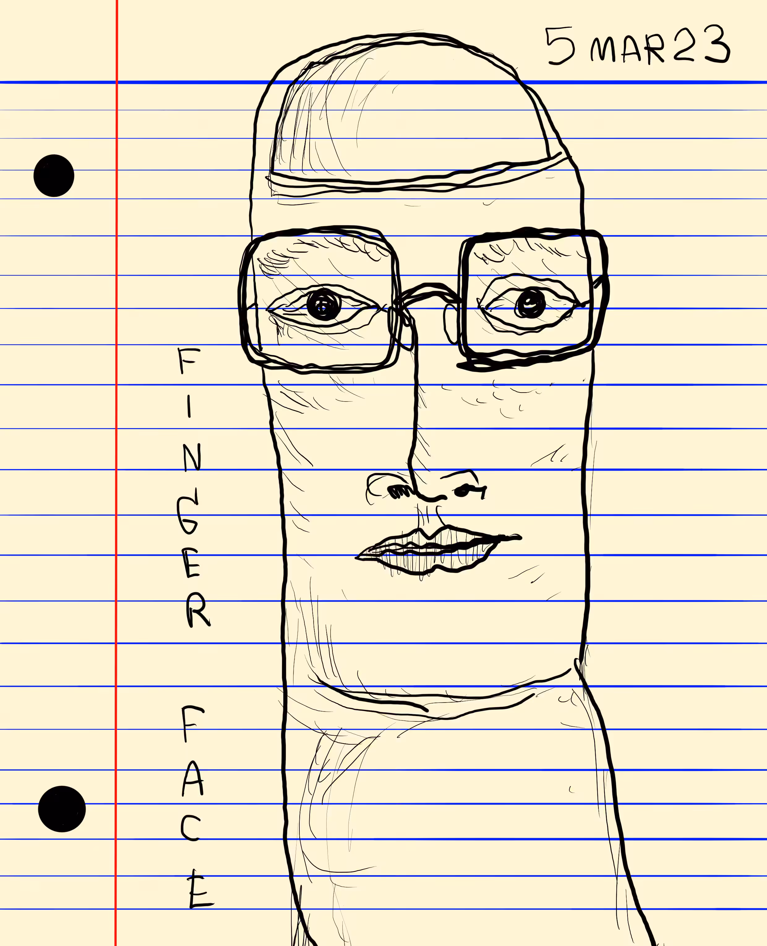 2023-03-05 "Finger Face"