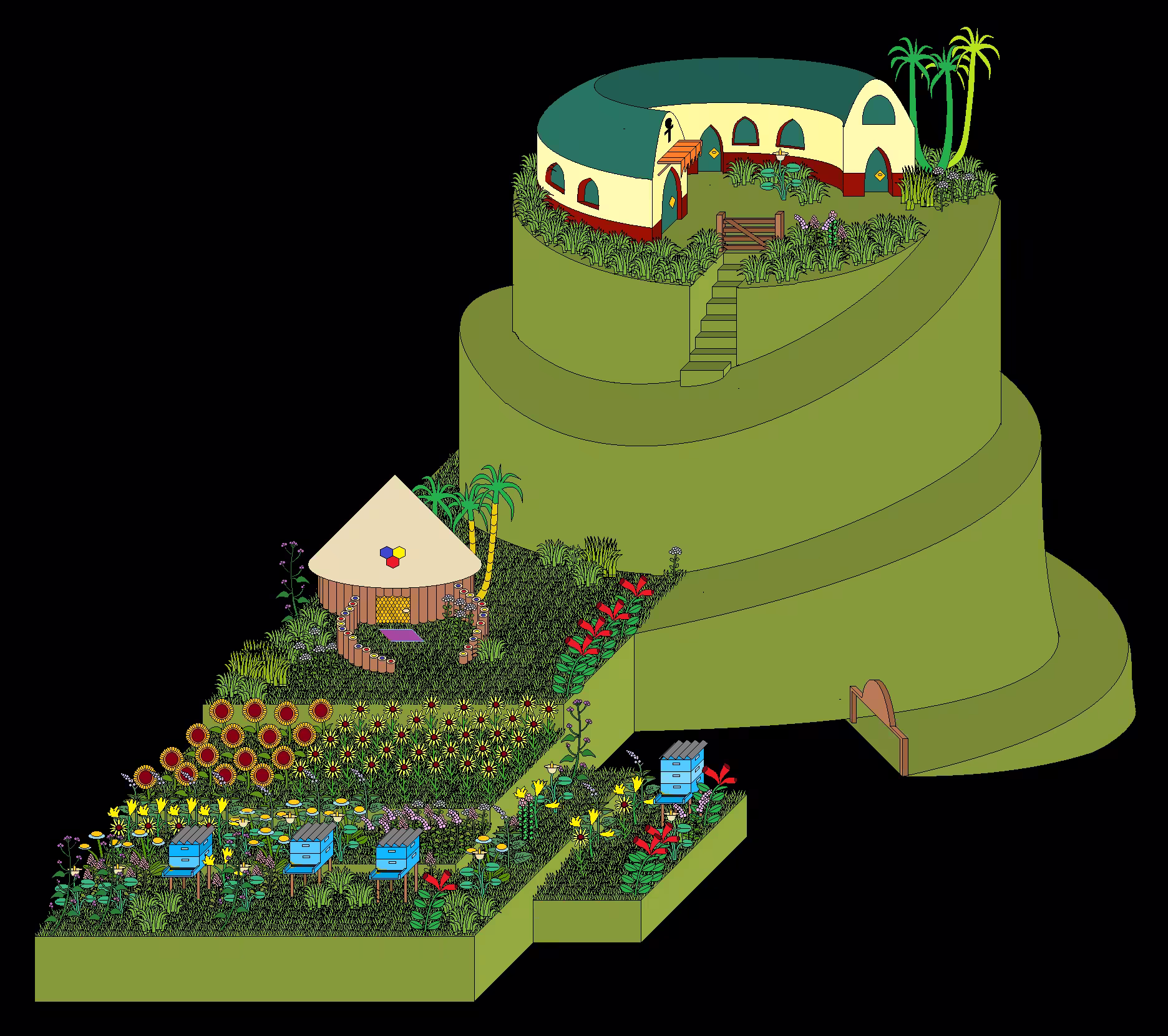 Pudding and honey house
