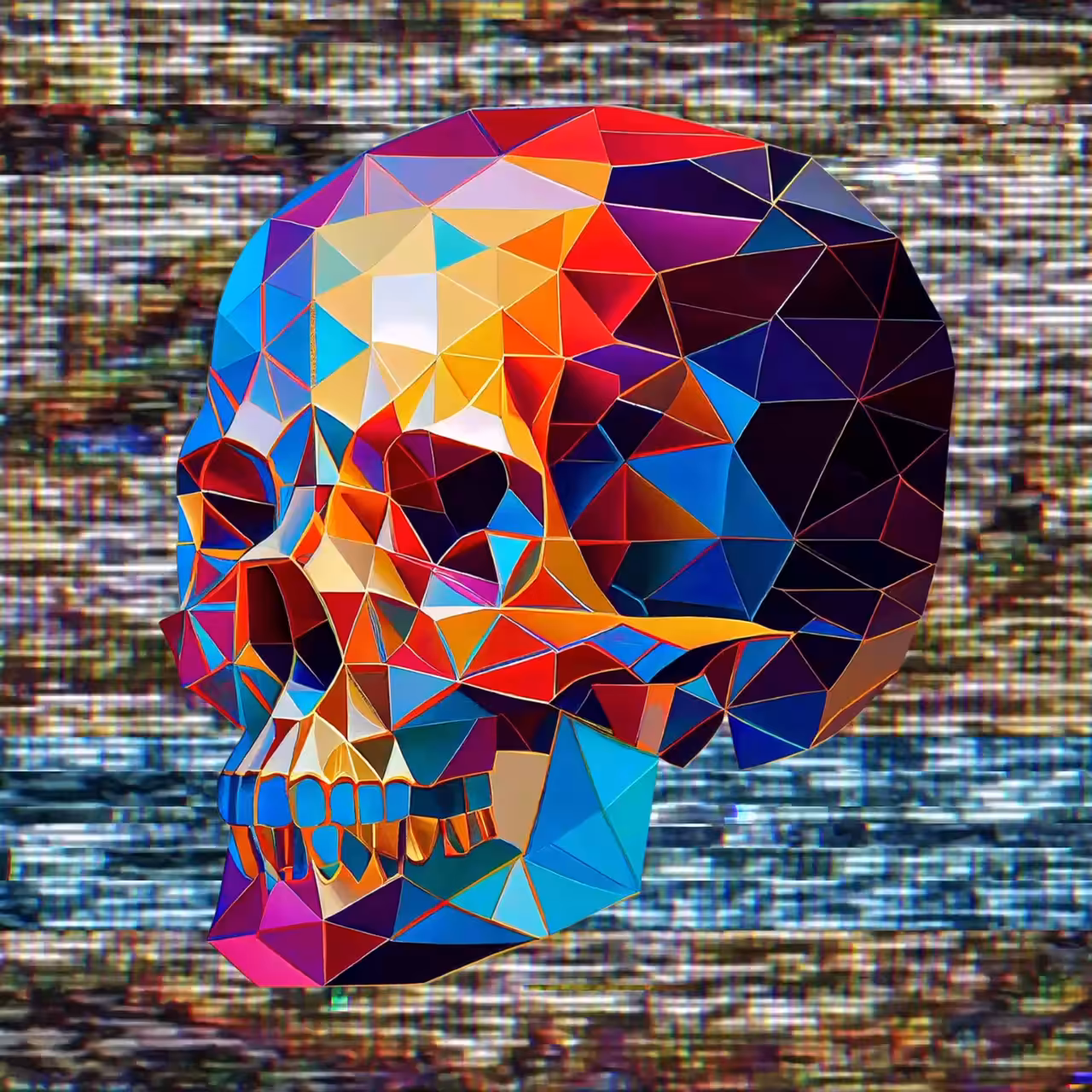 Geometric Skull • Glitch