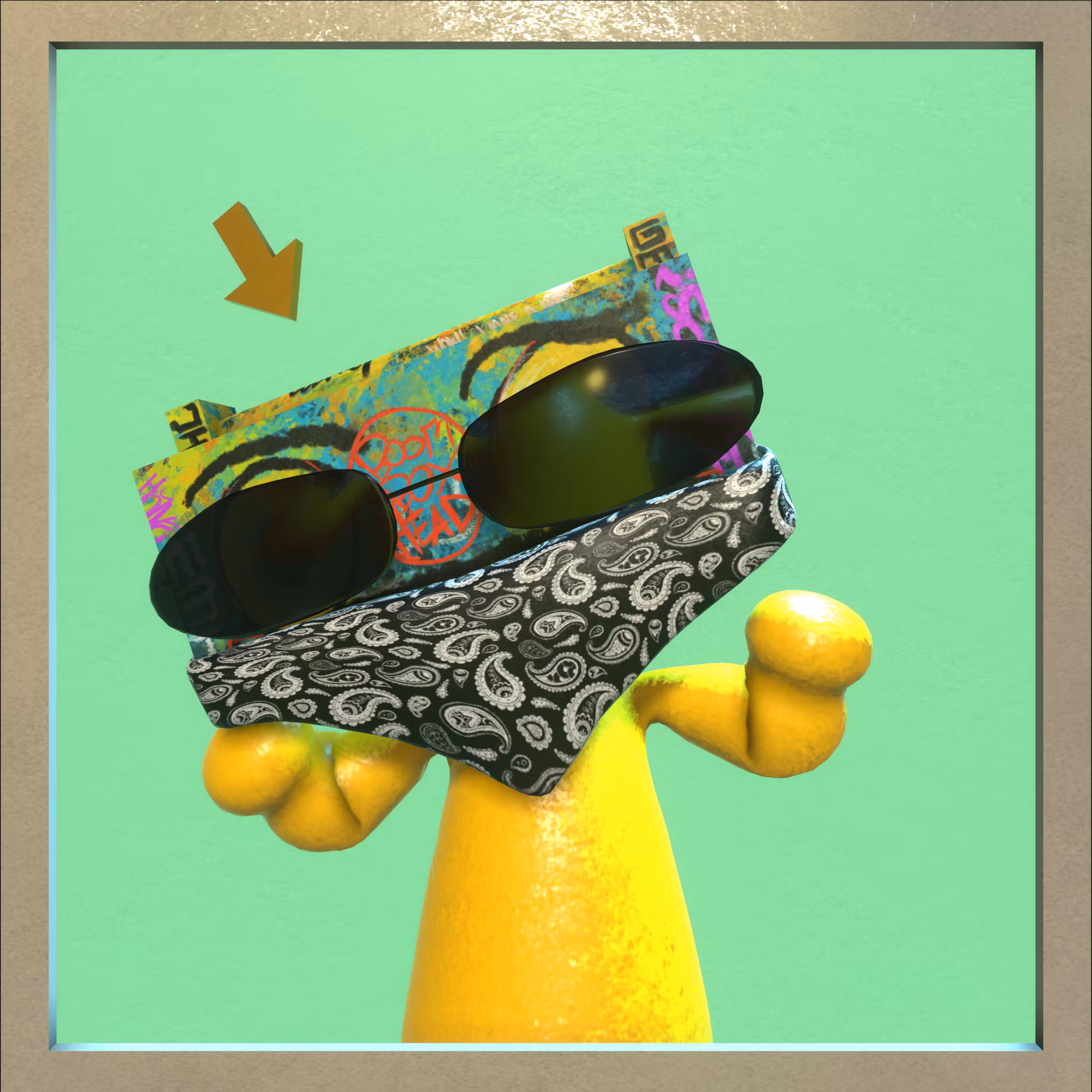 Boomboxhead #408