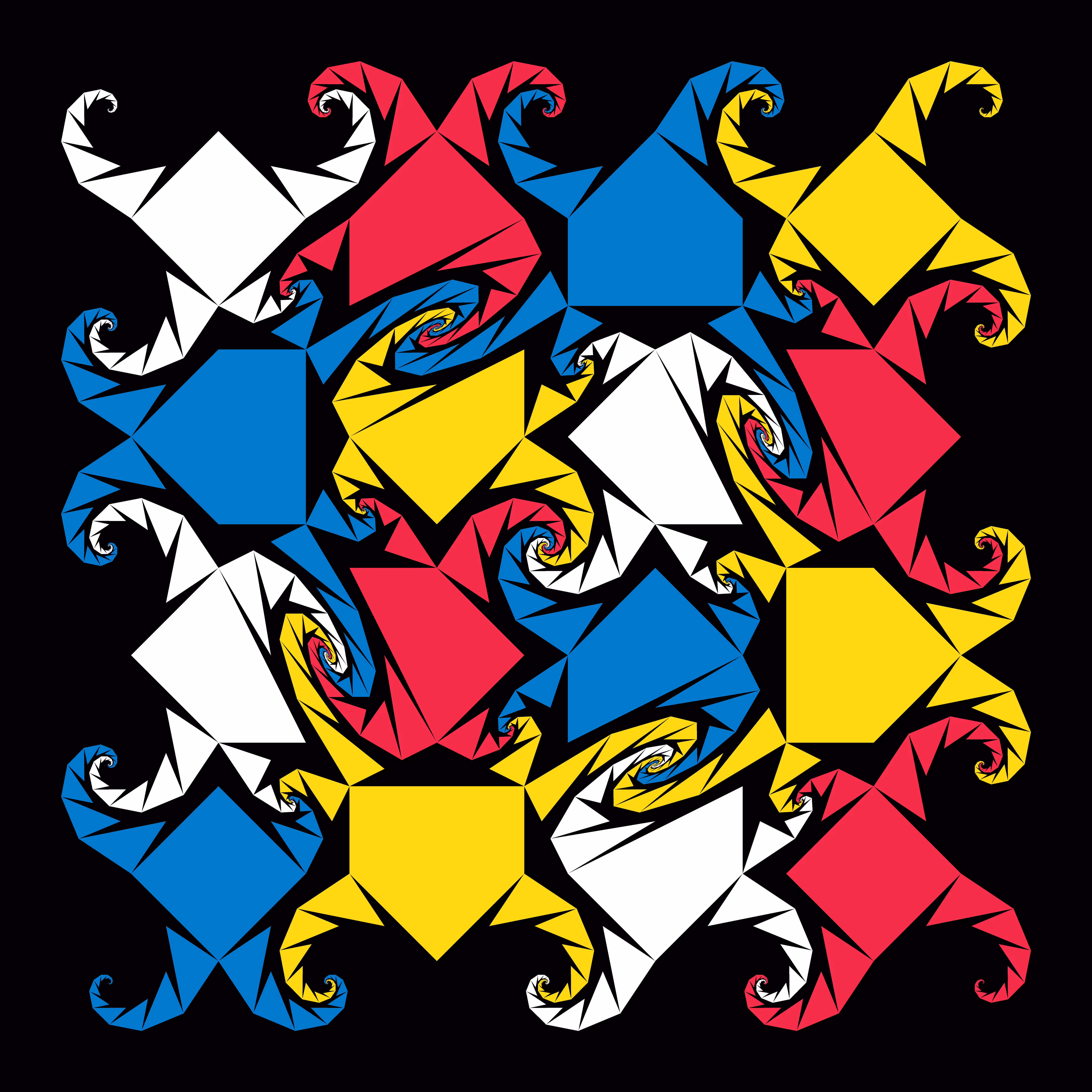 Polygonal Tessellation I - B