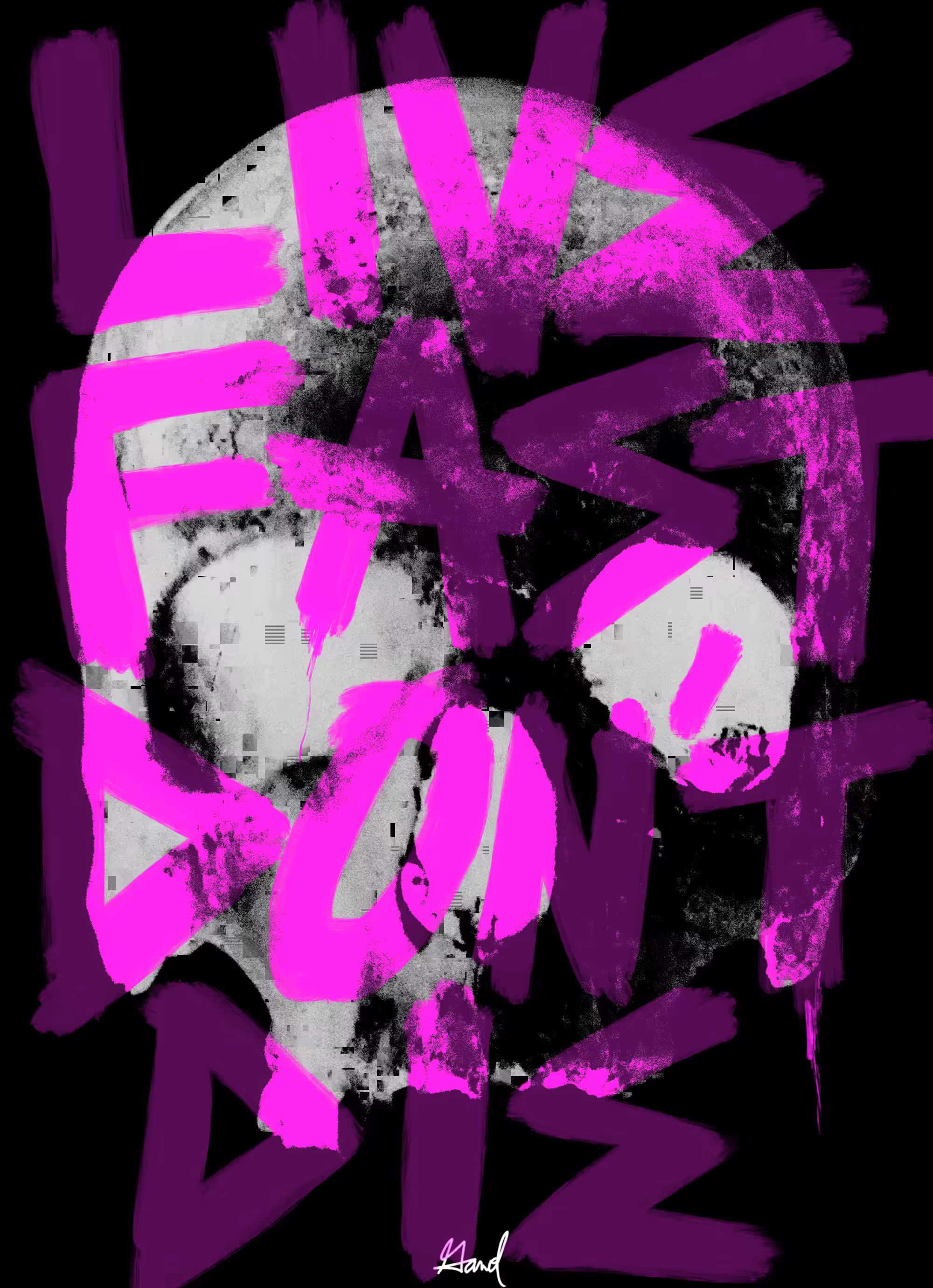 2026 ARTWORK: LIVE FAST DON'T DIE (BLACK)
