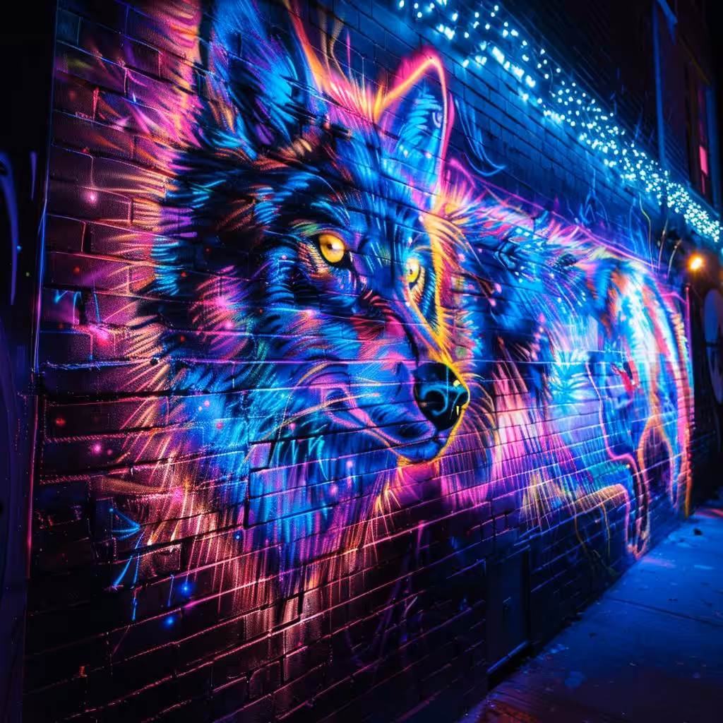Wolf_Wall_Street_illuminated_art