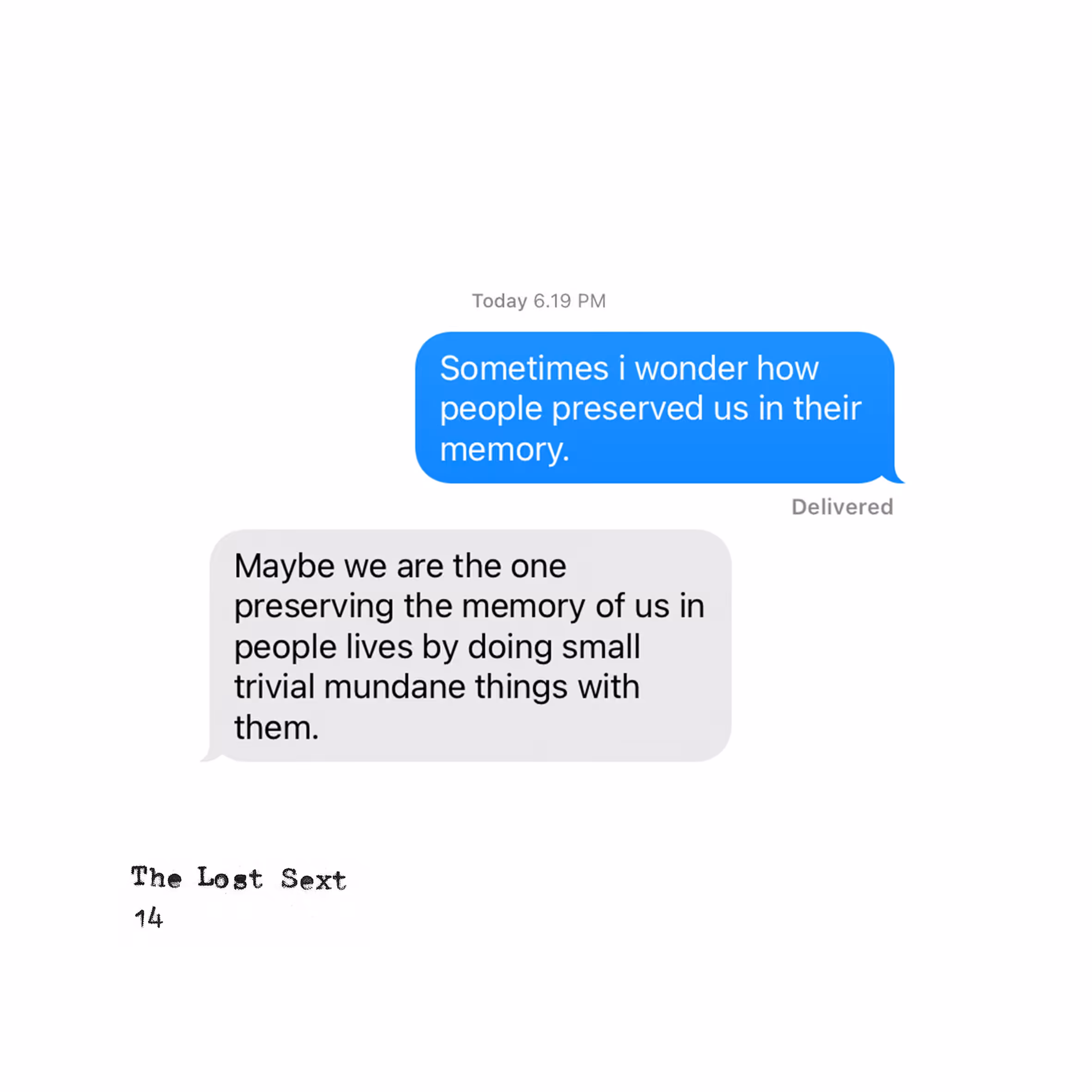 The Lost Sext | 14