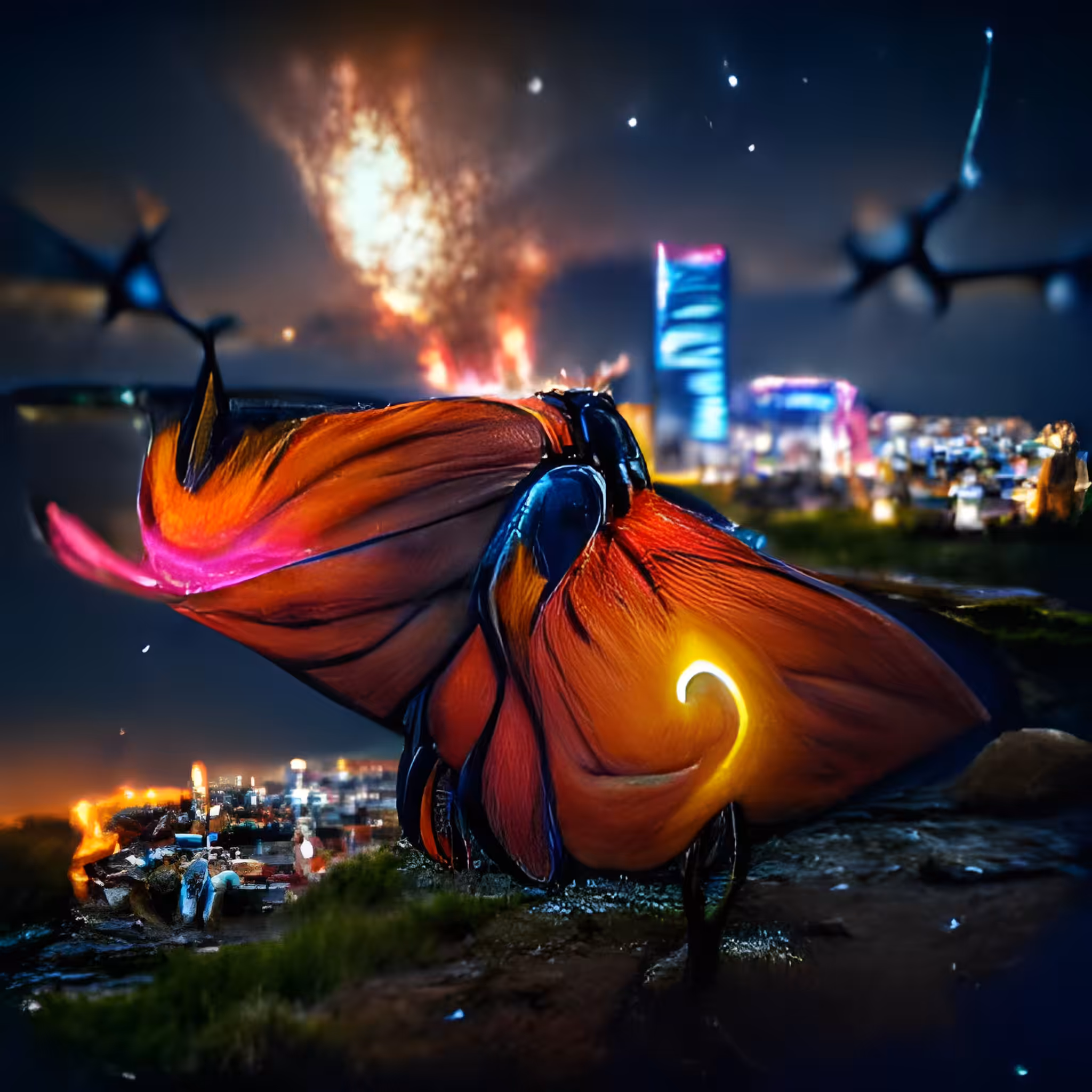 Red ‘Fly at Night