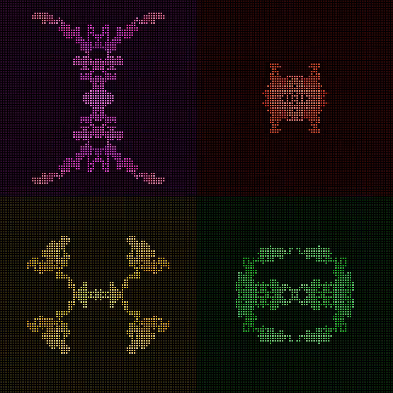 Dither Creatures 2x2 #67