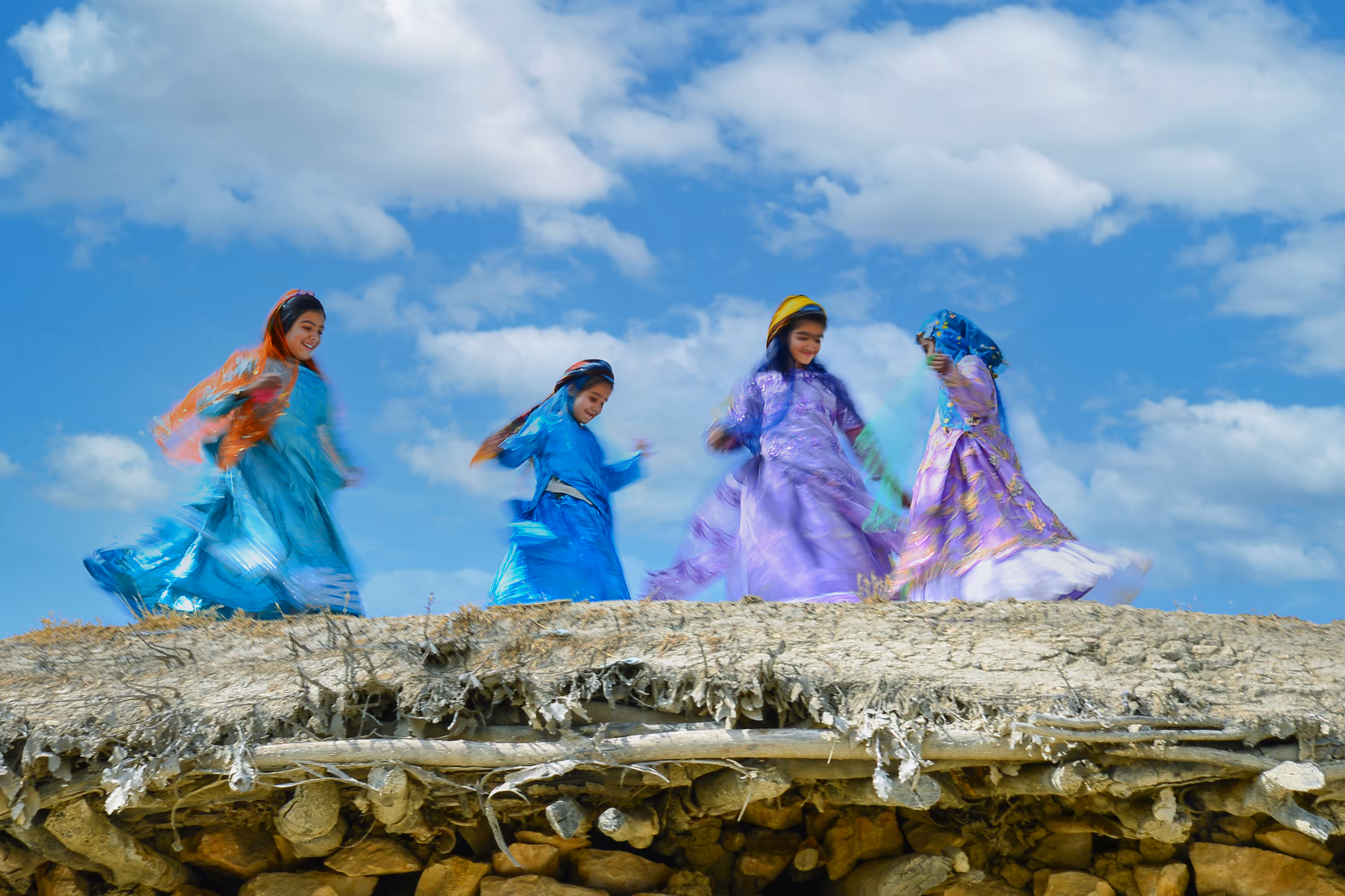 Dancers on the roof