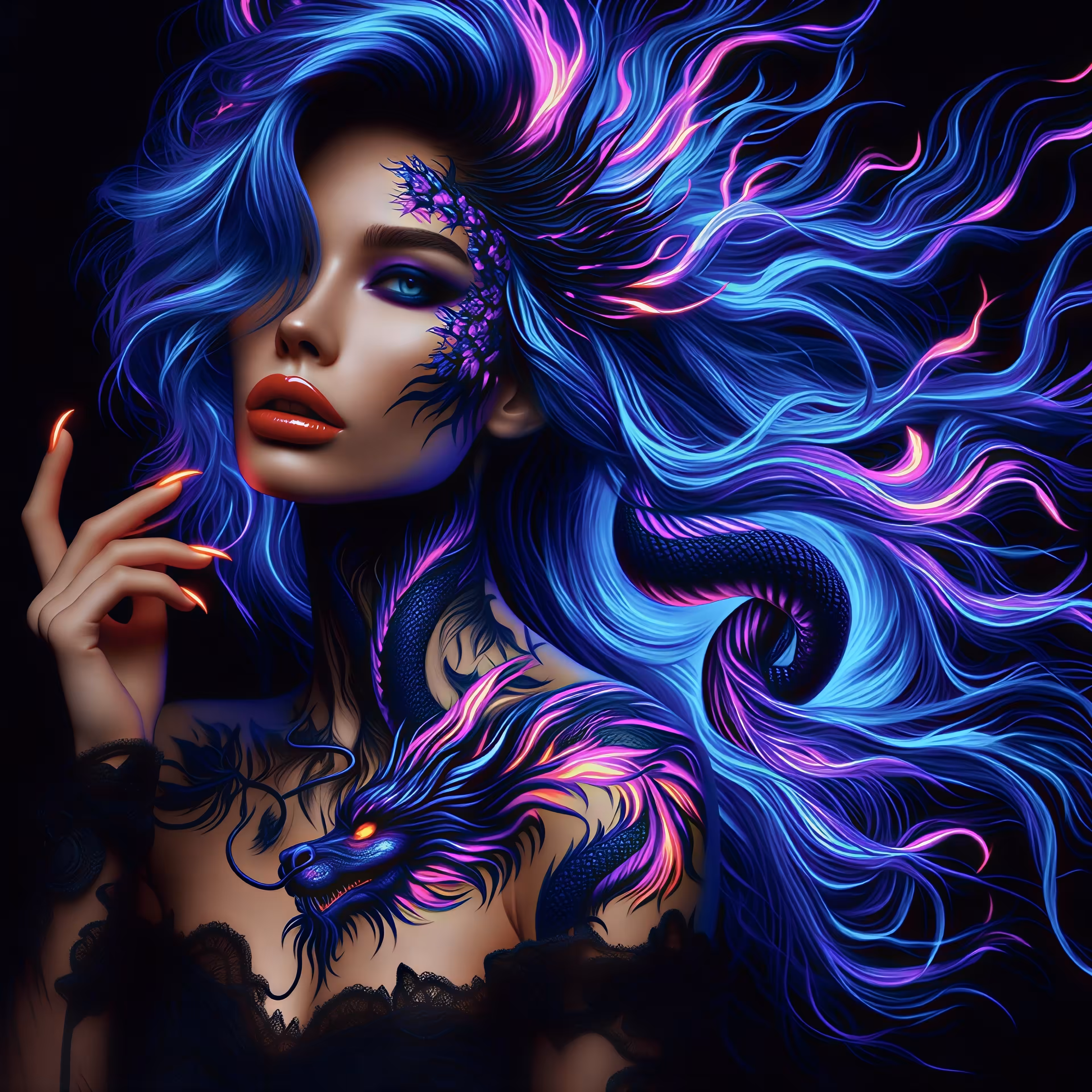 Neon girl