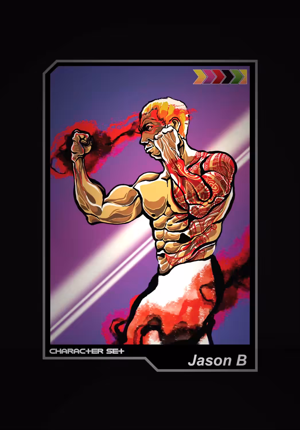 King of Alien Fight: Jason B [N-Purple]