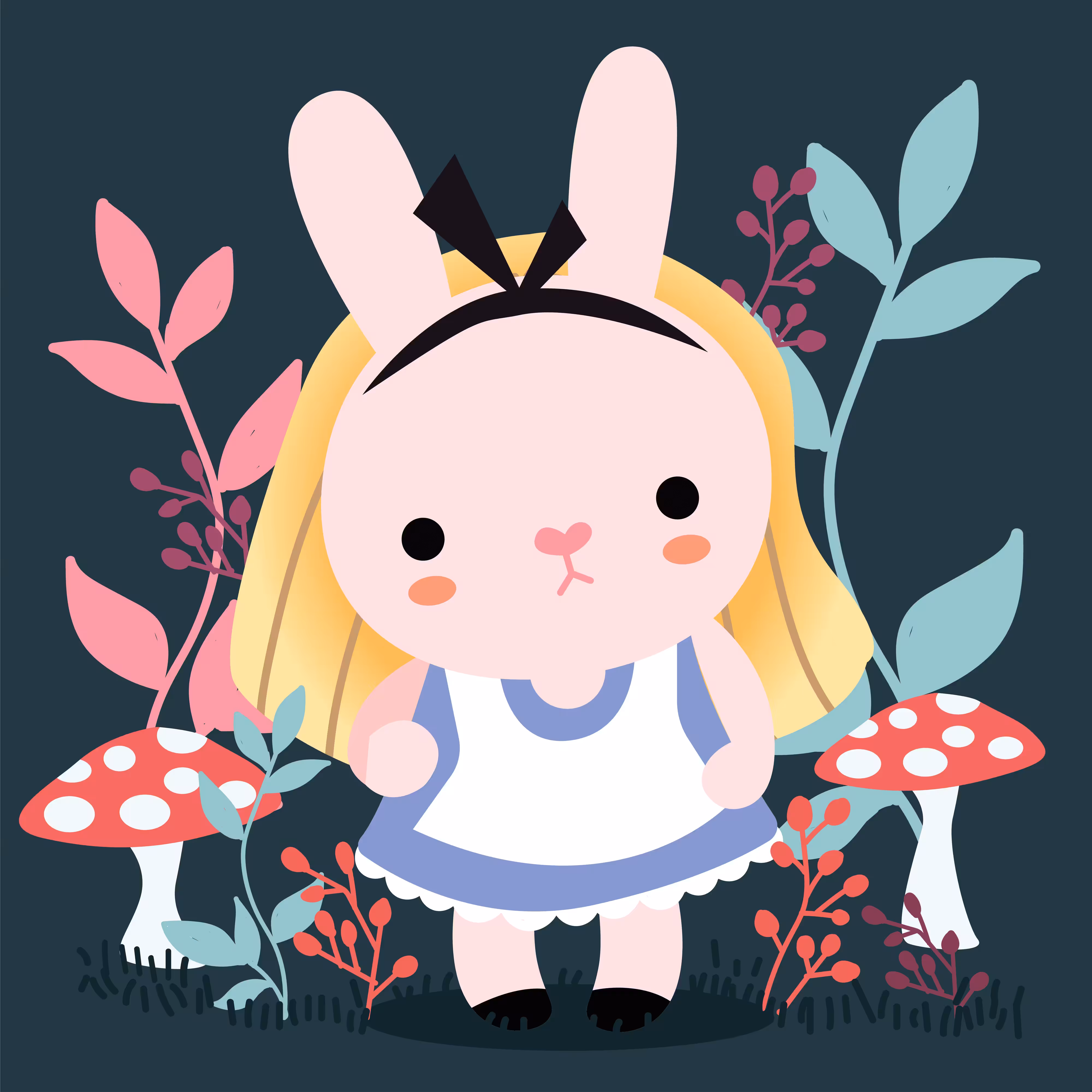 The Moody Alice in wonderland