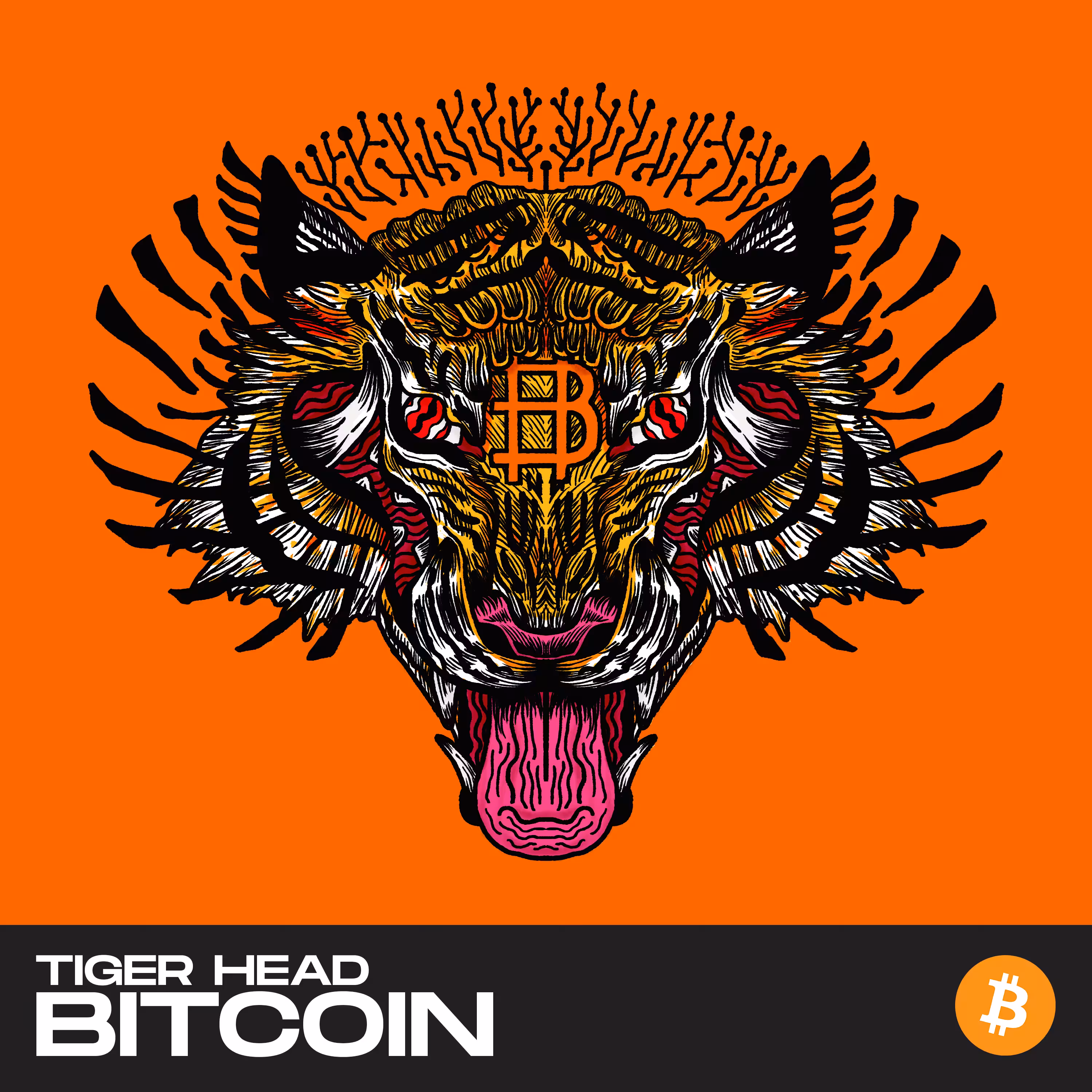 Bitcoin - Tiger Head